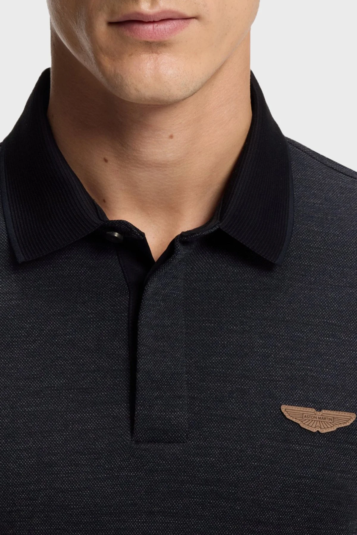 Boss Pamuk ve Yün Karışımlı Regular Fit Düğmeli Erkek Polo 50553789 404 LACİVERT - 4