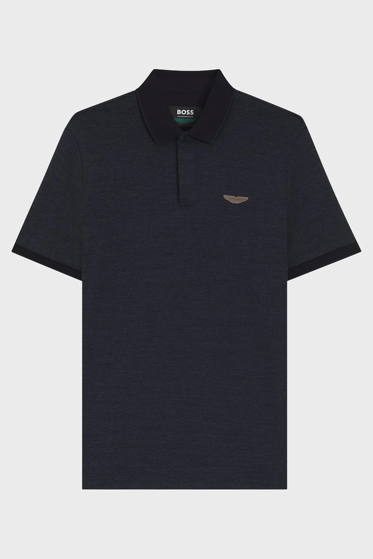 Boss Pamuk ve Yün Karışımlı Regular Fit Düğmeli Erkek Polo 50553789 404 LACİVERT - 5