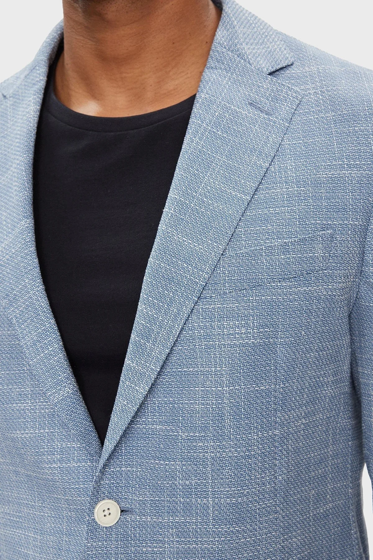 Boss Pamuk ve Yün Karışımlı Slim Fit Blazer Erkek Ceket 50514665 423 SAKS - 11