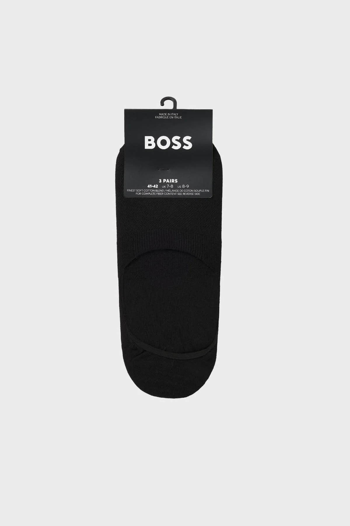 Boss Pamuklu 3 Pack Babet Erkek Çorap 50541442 001 SİYAH - 3
