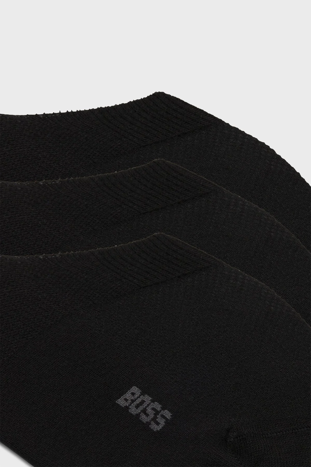 Boss Pamuklu 3 Pack Babet Erkek Çorap 50541442 001 SİYAH - 5