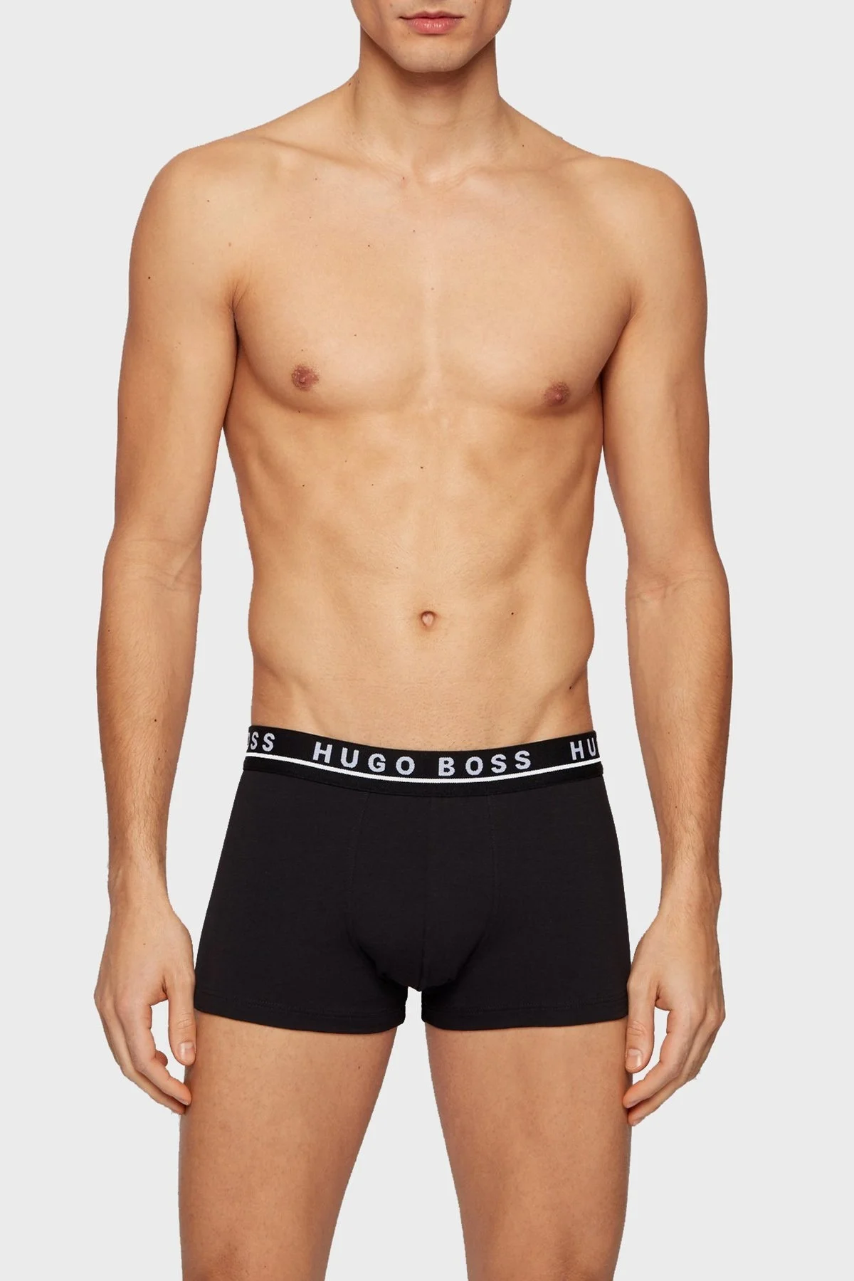 Boss Pamuklu 3 Pack Erkek Boxer 50325403 999 Siyah-Gri-Beyaz - 5