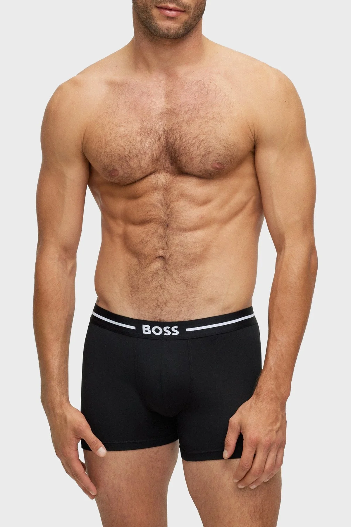 Boss Pamuklu 3 Pack Erkek Boxer 50473916 001 SİYAH - 7