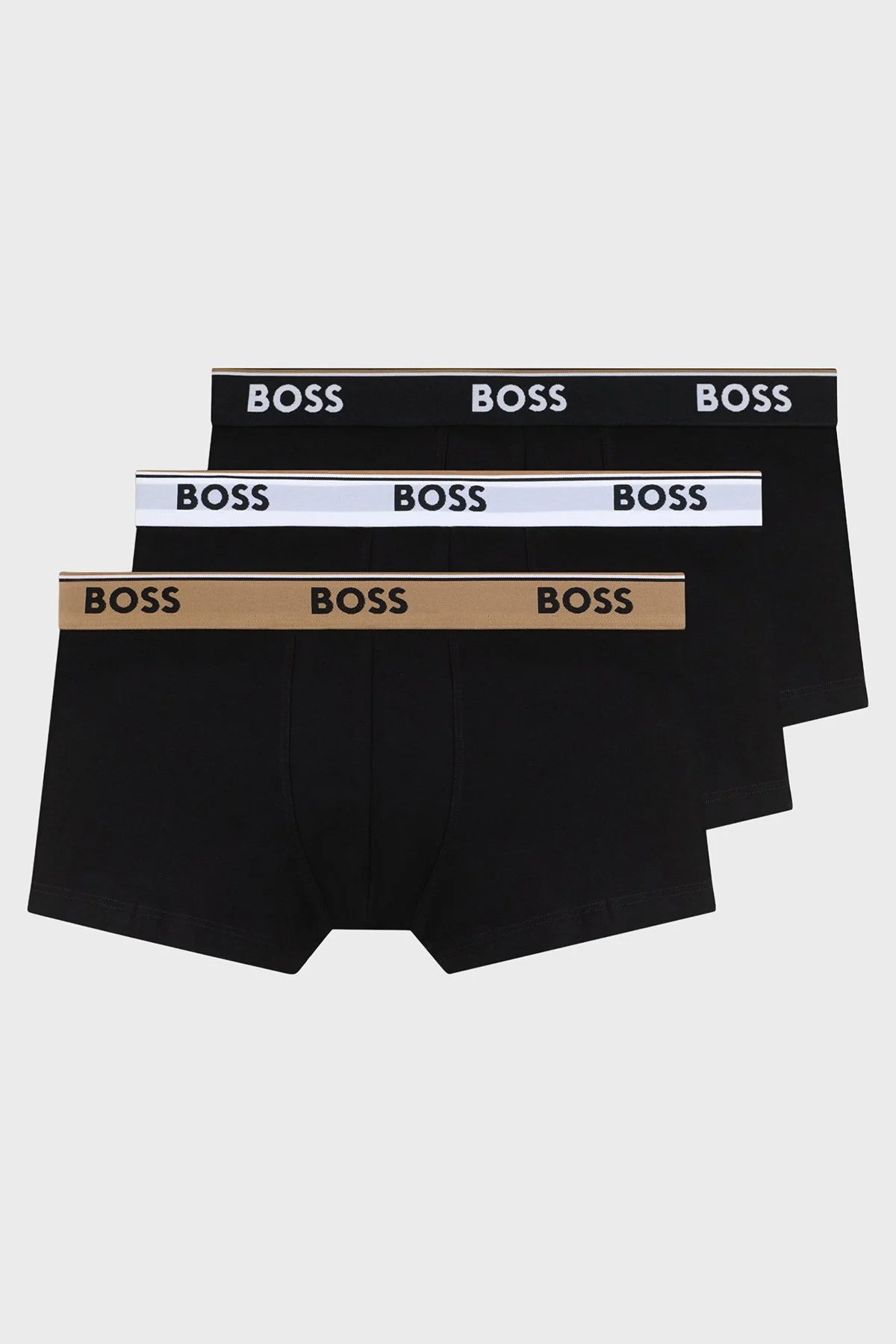 Boss Pamuklu 3 Pack Erkek Boxer 50554693 009 Siyah - 1