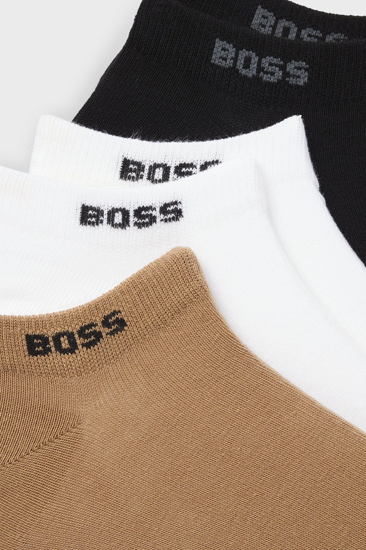 Boss Pamuklu 5 Pack Erkek Çorap 50493197 972 SİYAH BEYAZ BEJ - 3