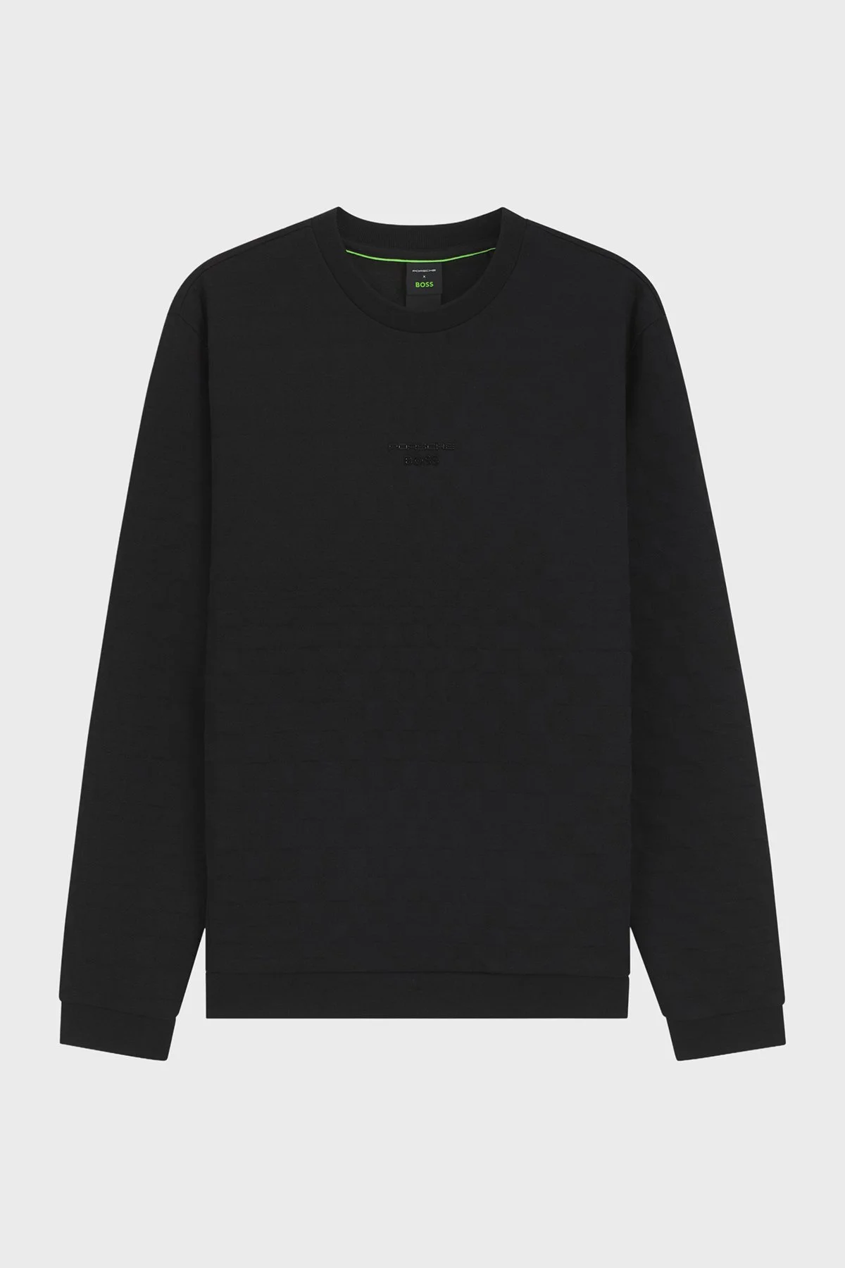Boss Pamuklu Bisiklet Yaka Erkek Sweat 50569954 001 Siyah - 4