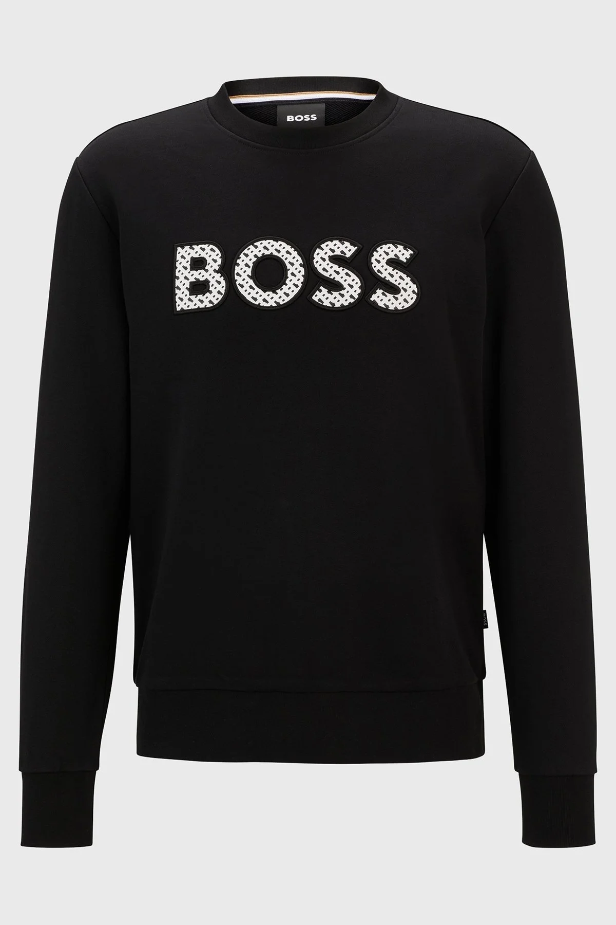 Boss Pamuklu Bisiklet Yaka Regular Fit Erkek Sweat 50521117 002 SİYAH - 4