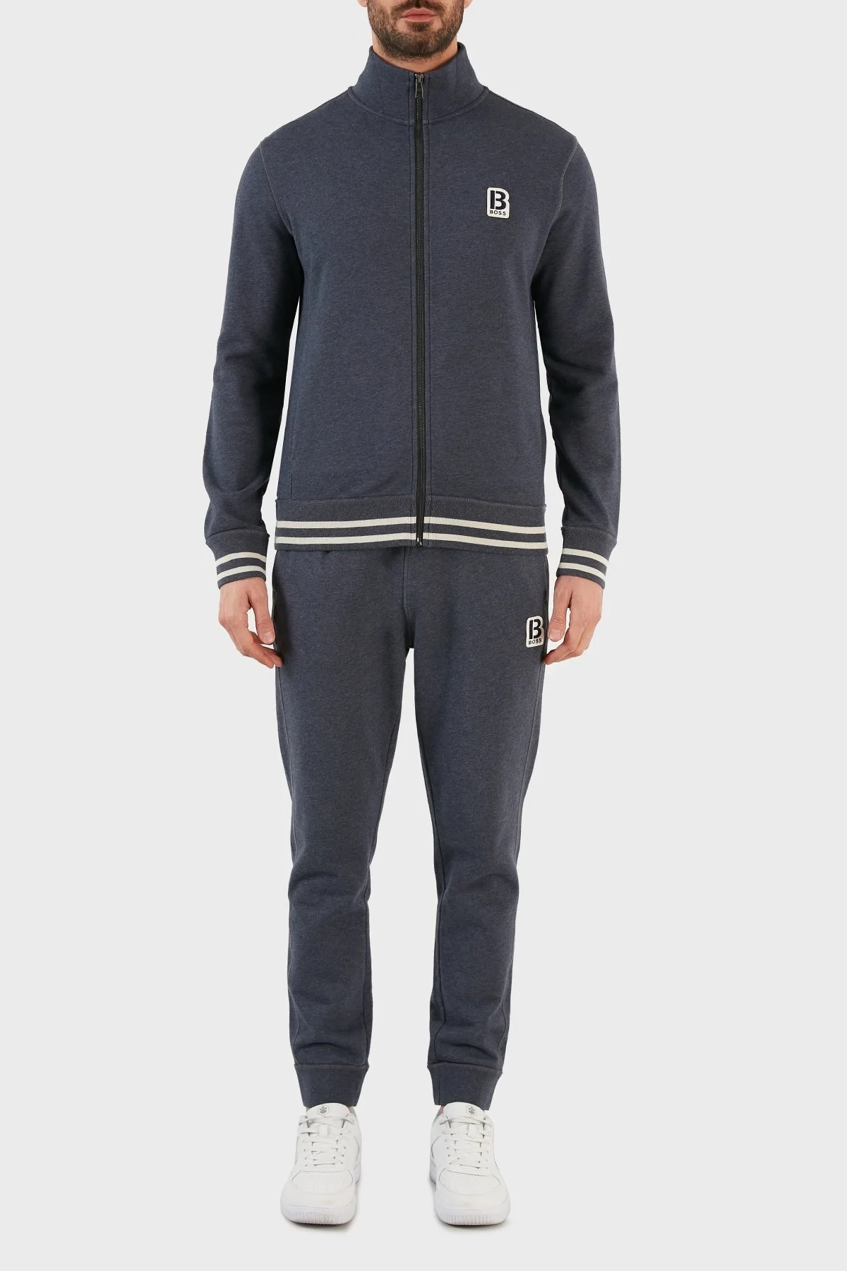 Boss Pamuklu Cepli Regular Fit Jogger Spor Erkek Pantolon 50462551 404 LACİVERT - 1