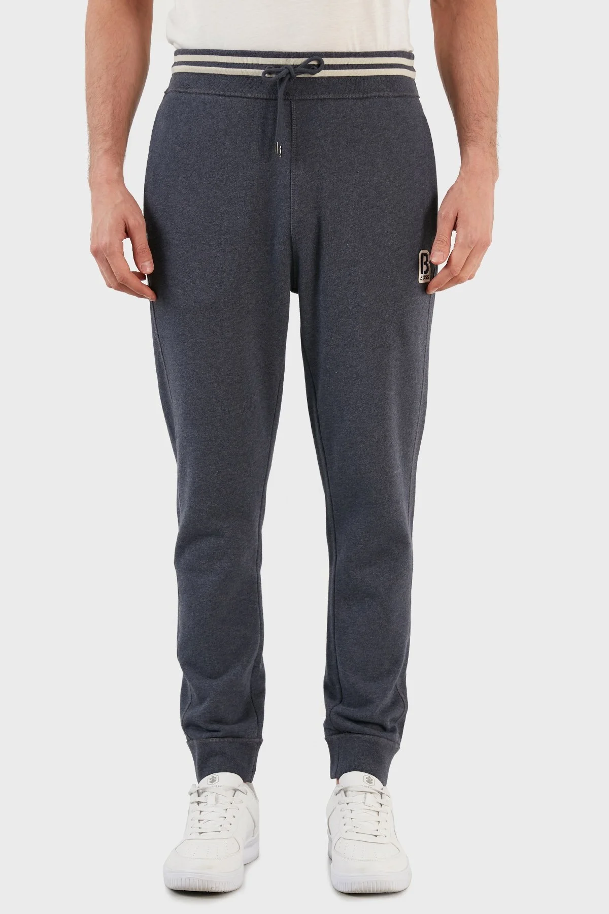 Boss Pamuklu Cepli Regular Fit Jogger Spor Erkek Pantolon 50462551 404 LACİVERT - 2