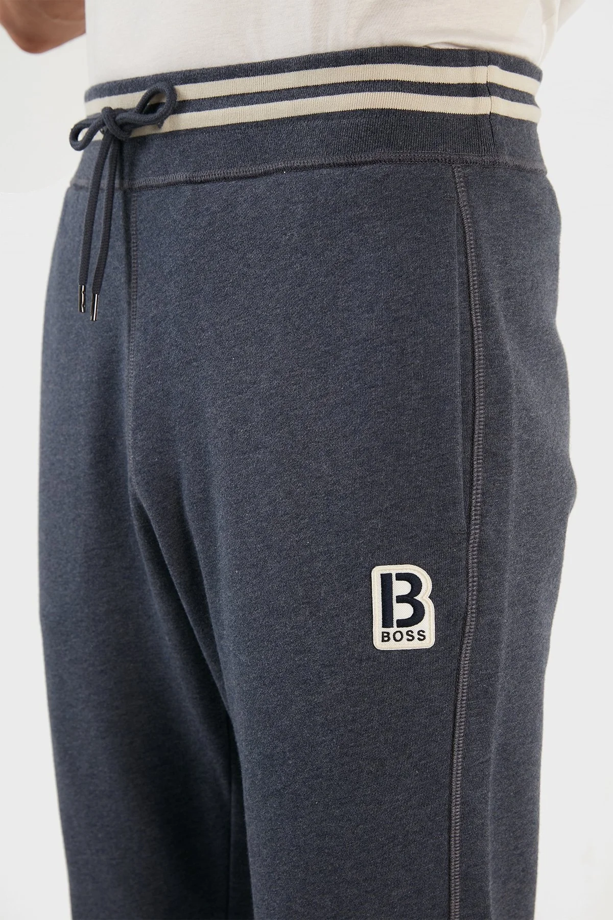 Boss Pamuklu Cepli Regular Fit Jogger Spor Erkek Pantolon 50462551 404 LACİVERT - 4