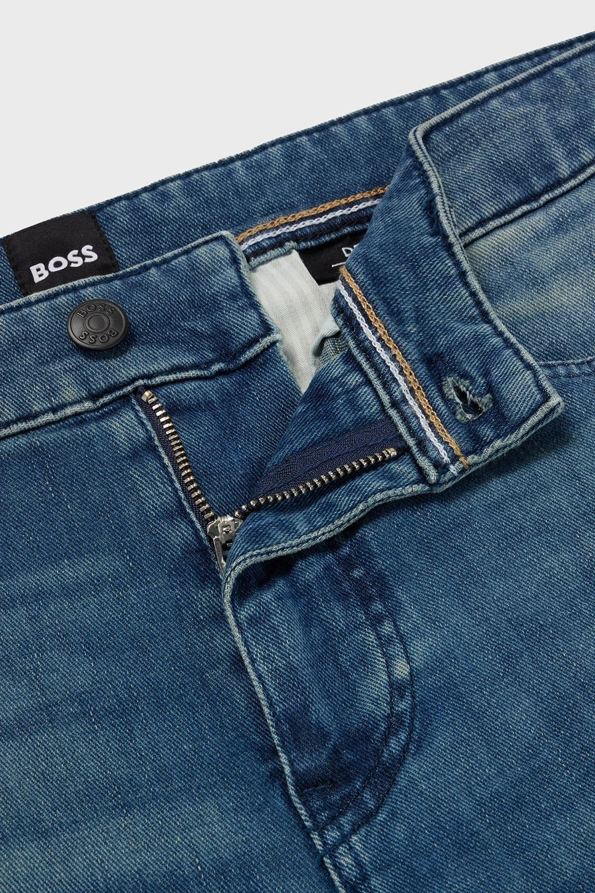 Boss Pamuklu Cepli Slim Fit Jeans Erkek Kot Pantolon 50488503 444 MAVİ - 5