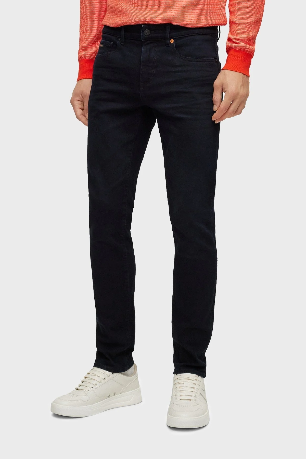 Boss Pamuklu Düşük Bel Skinny Fit Dar Paça Pantolon Erkek Kot Pantolon 50484238 405 LACİVERT - 1