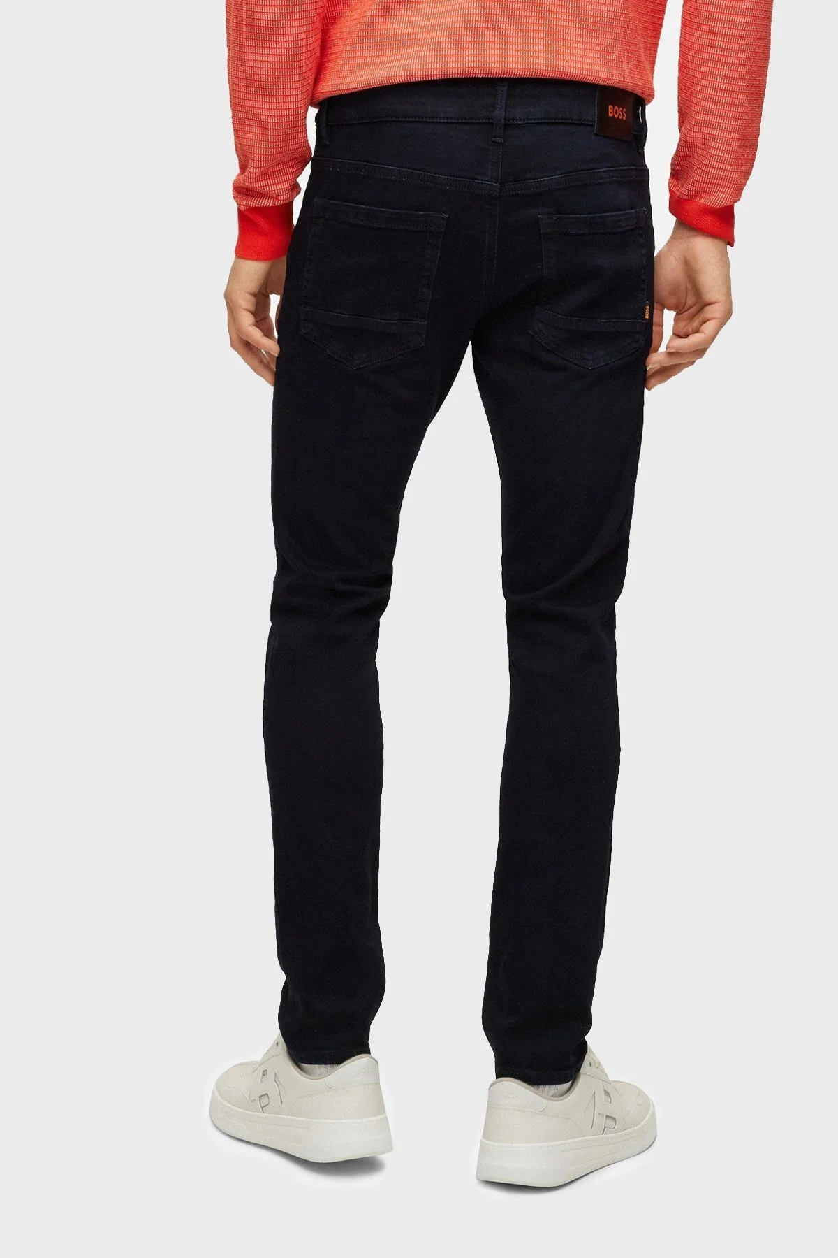 Boss Pamuklu Düşük Bel Skinny Fit Dar Paça Pantolon Erkek Kot Pantolon 50484238 405 LACİVERT - 3