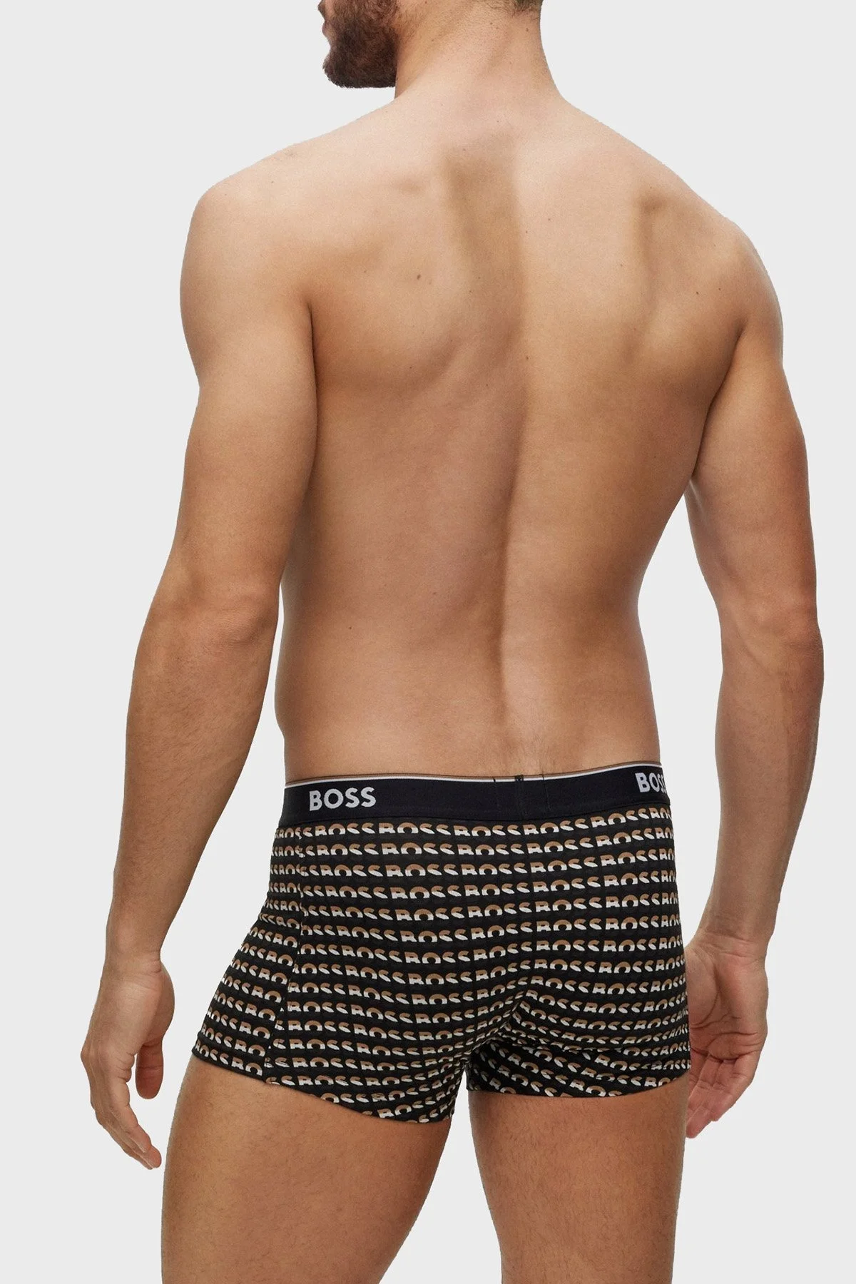 Boss Pamuklu Esnek Konforlu 3 Pack Erkek Boxer 50495443 978 SİYAH-LACİVERT - 3