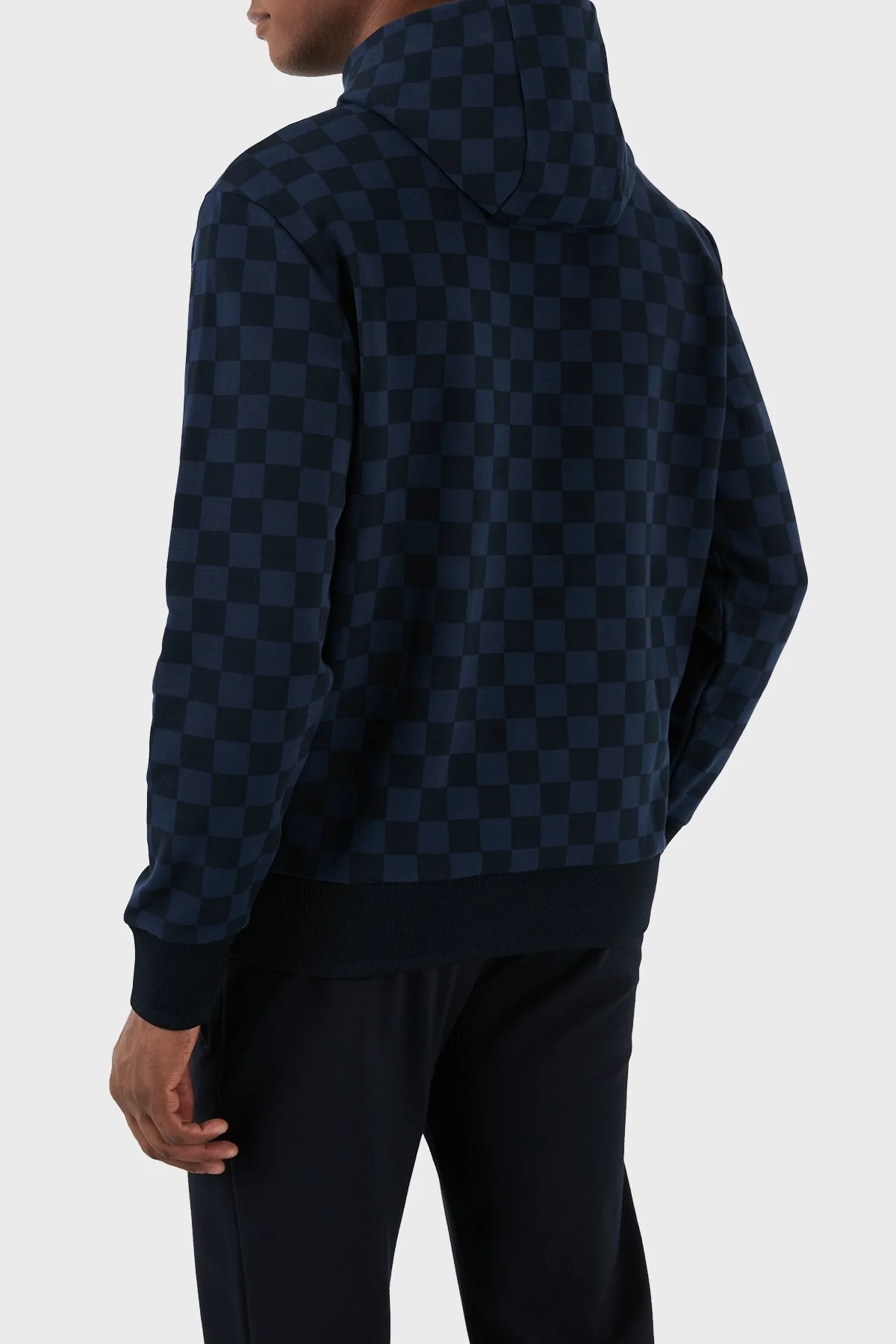 Boss Pamuklu Kanguru Cepli Kapüşonlu Regular Fit Erkek Sweat 50507789 404 LACİVERT - 9