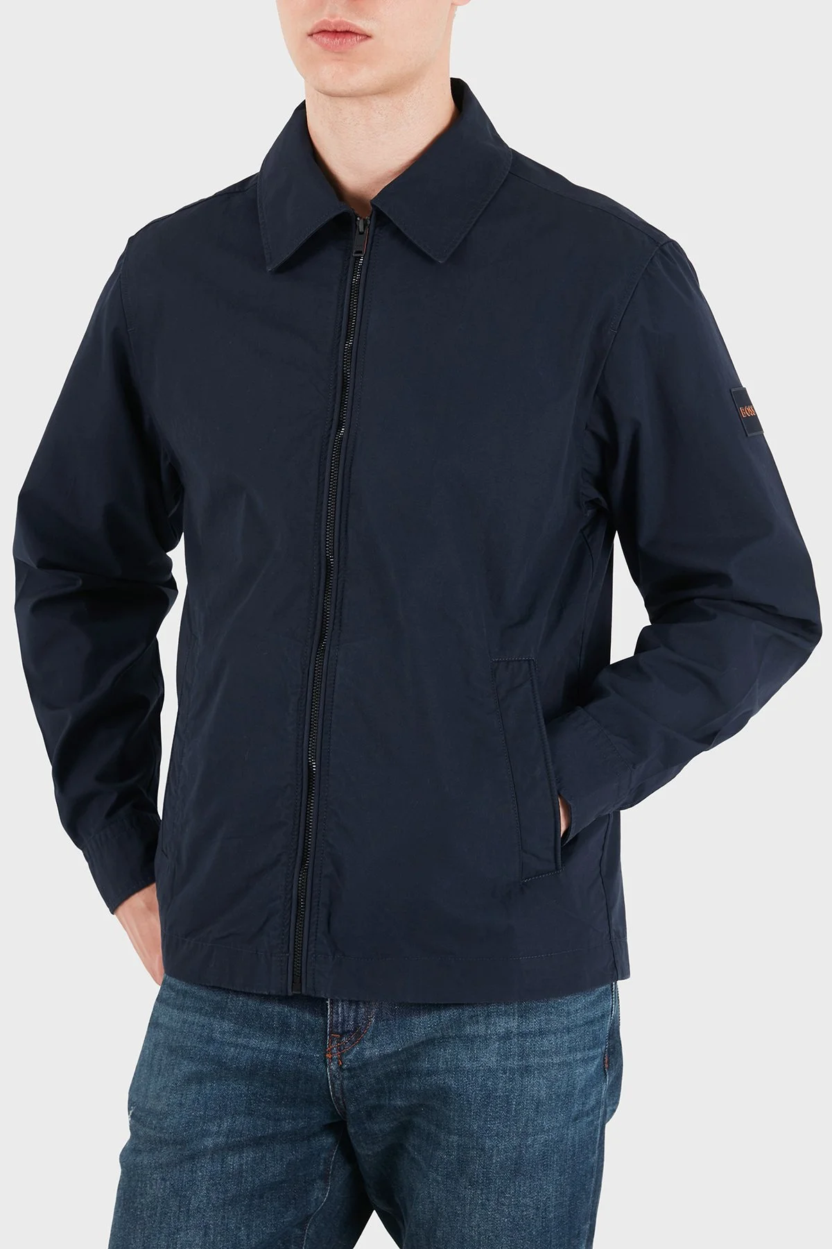 Boss Pamuklu Klasik Yaka Regular Fit Erkek Gömlek 50565637 404 Lacivert - 1