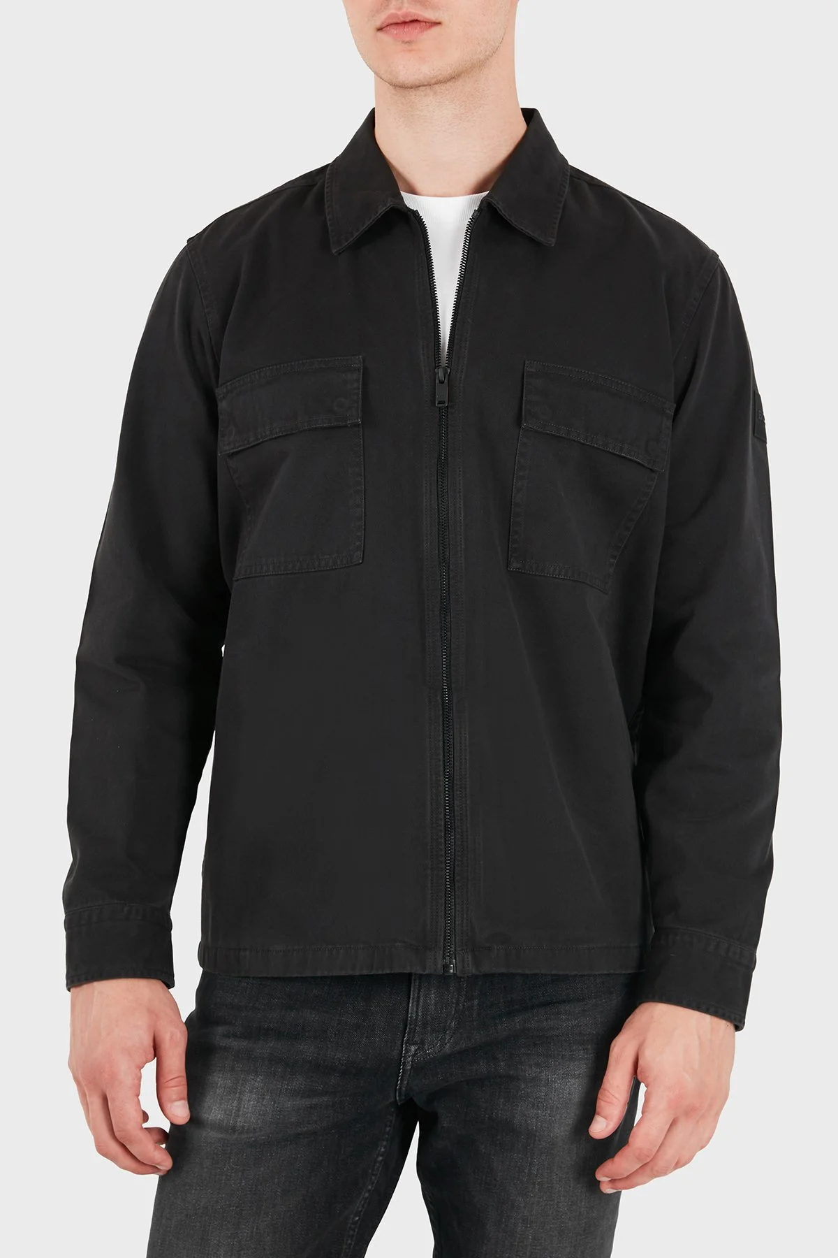 Boss Pamuklu Klasik Yaka Regular Fit Uzun Kollu Erkek Gömlek 50567689 001 Siyah - 4