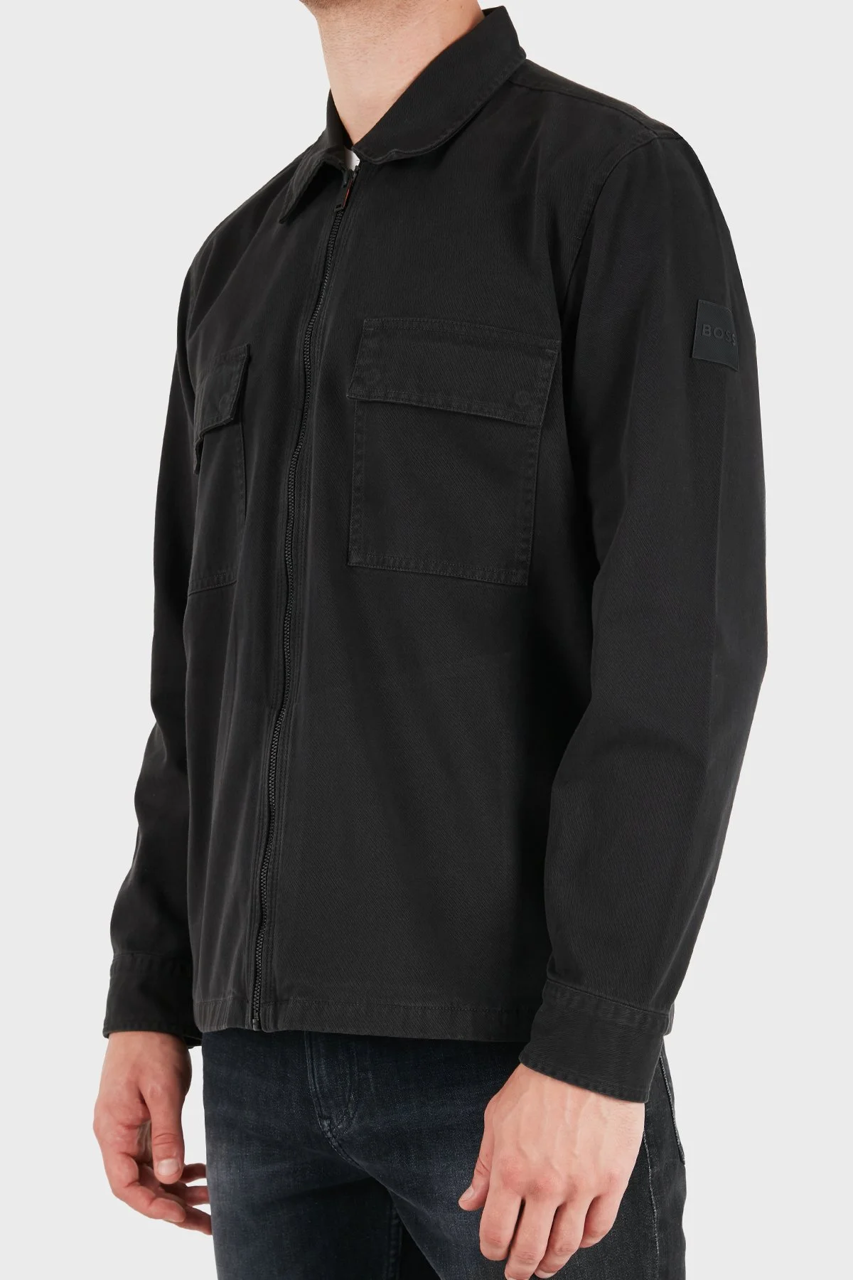 Boss Pamuklu Klasik Yaka Regular Fit Uzun Kollu Erkek Gömlek 50567689 001 Siyah - 5