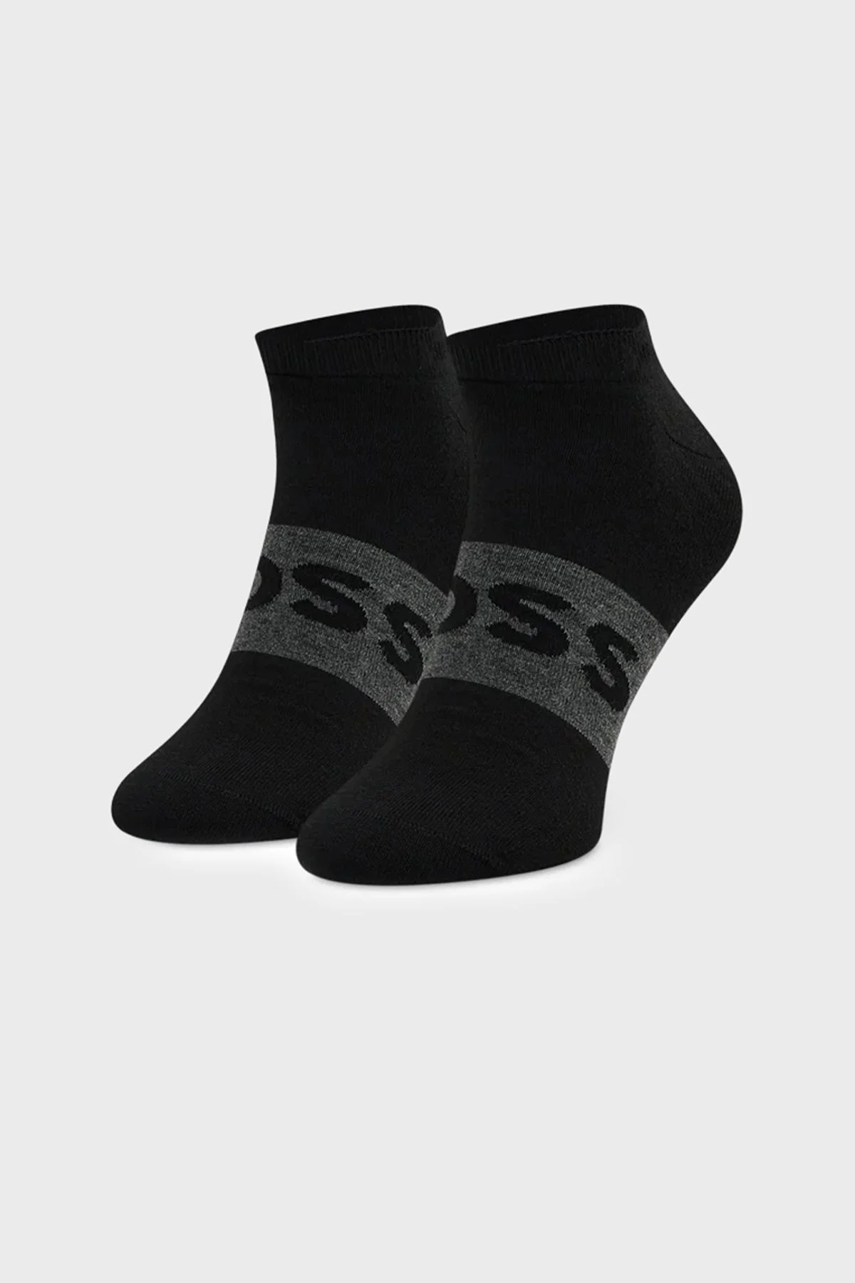 Boss Pamuklu Logolu 2 Pack Erkek Çorap 50469720 001 SİYAH - 3