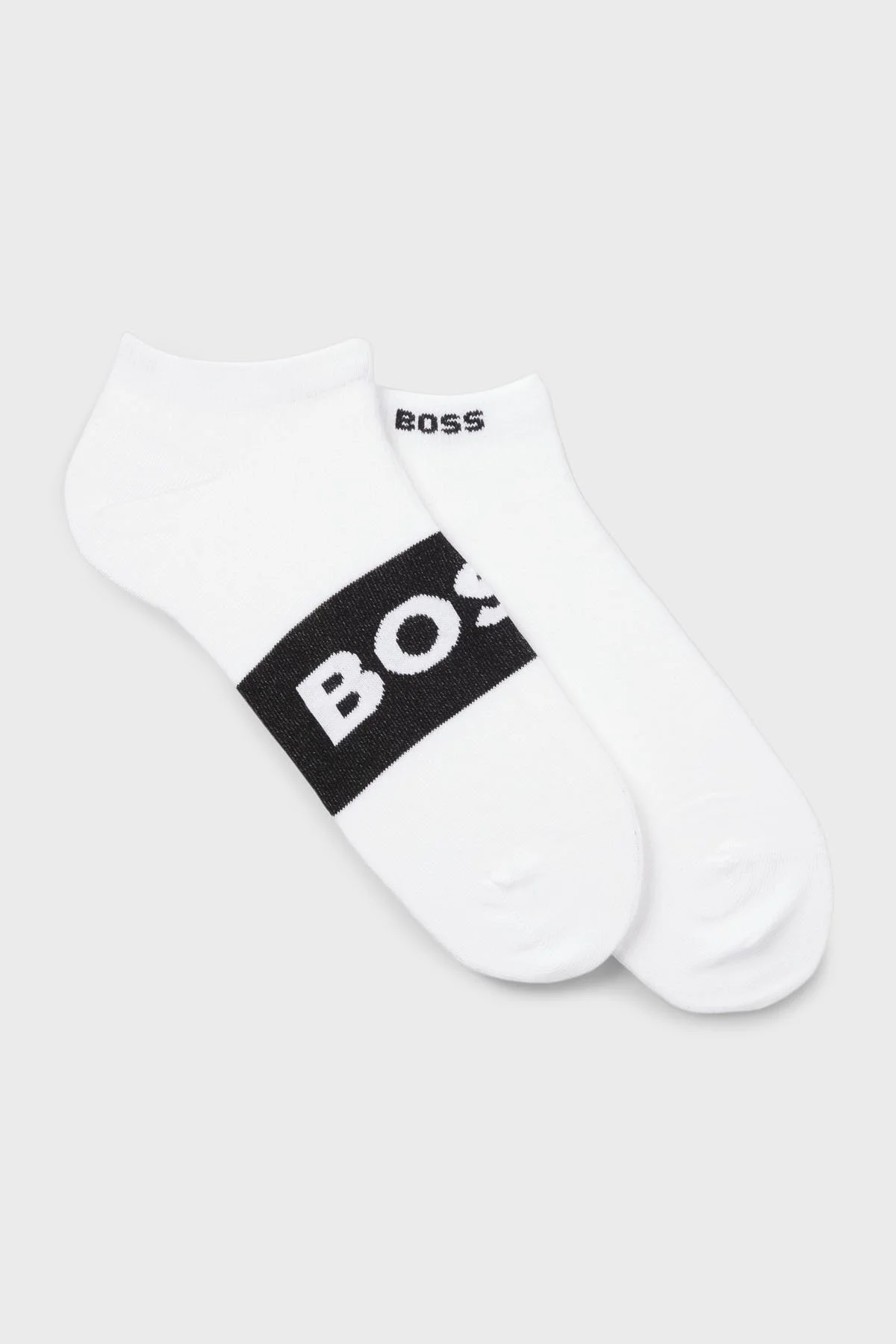Boss Pamuklu Logolu 2 Pack Erkek Çorap 50469720 100 BEYAZ - 1