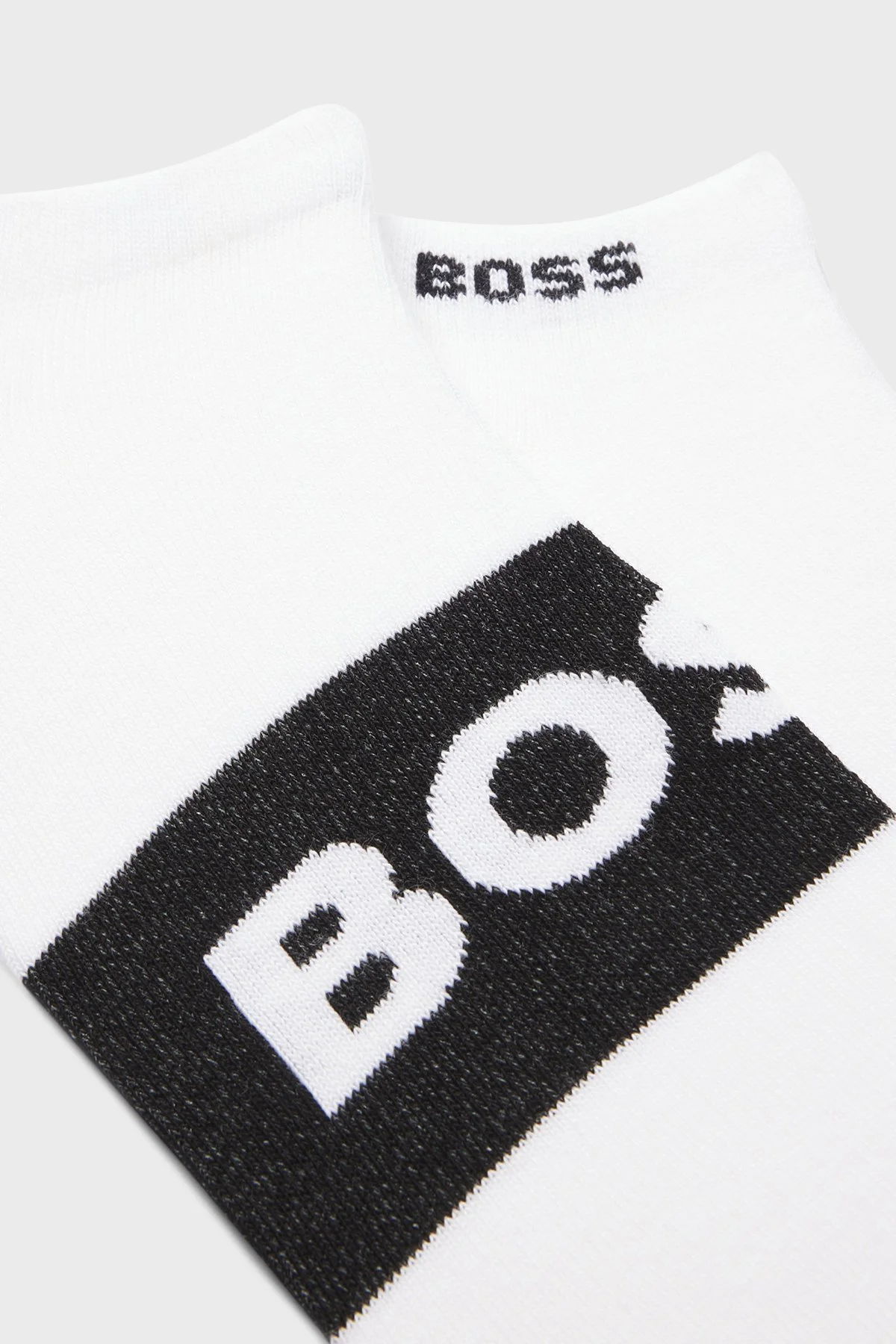 Boss Pamuklu Logolu 2 Pack Erkek Çorap 50469720 100 BEYAZ - 2