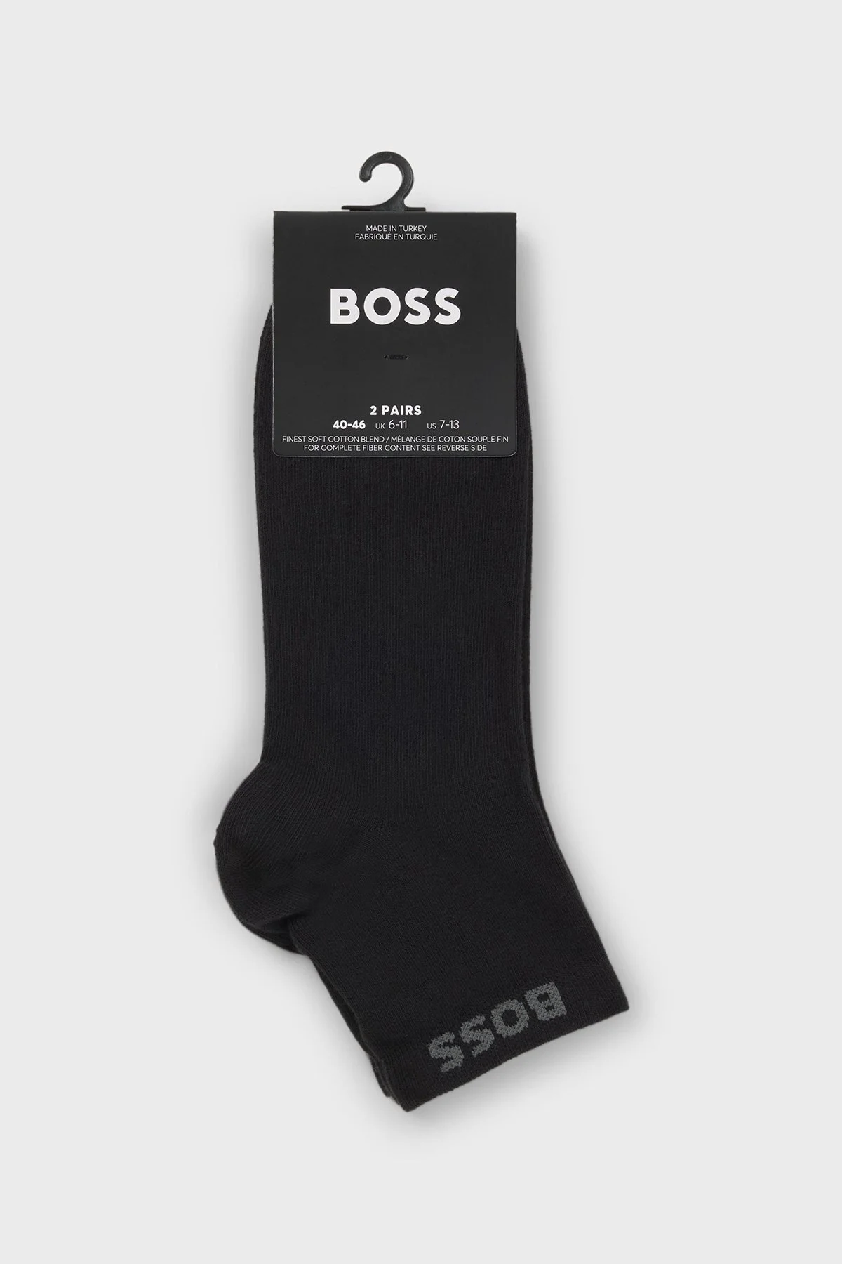 Boss Pamuklu Logolu 2 Pack Erkek Çorap 50491208 001 SİYAH - 2
