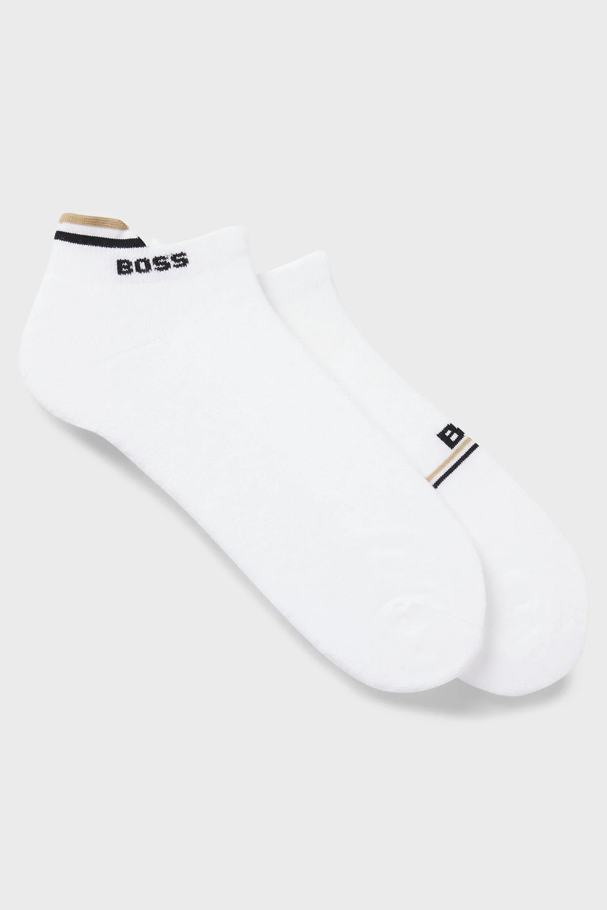 Boss Pamuklu Logolu 2 Pack Erkek Çorap 50554563 100 BEYAZ - 1
