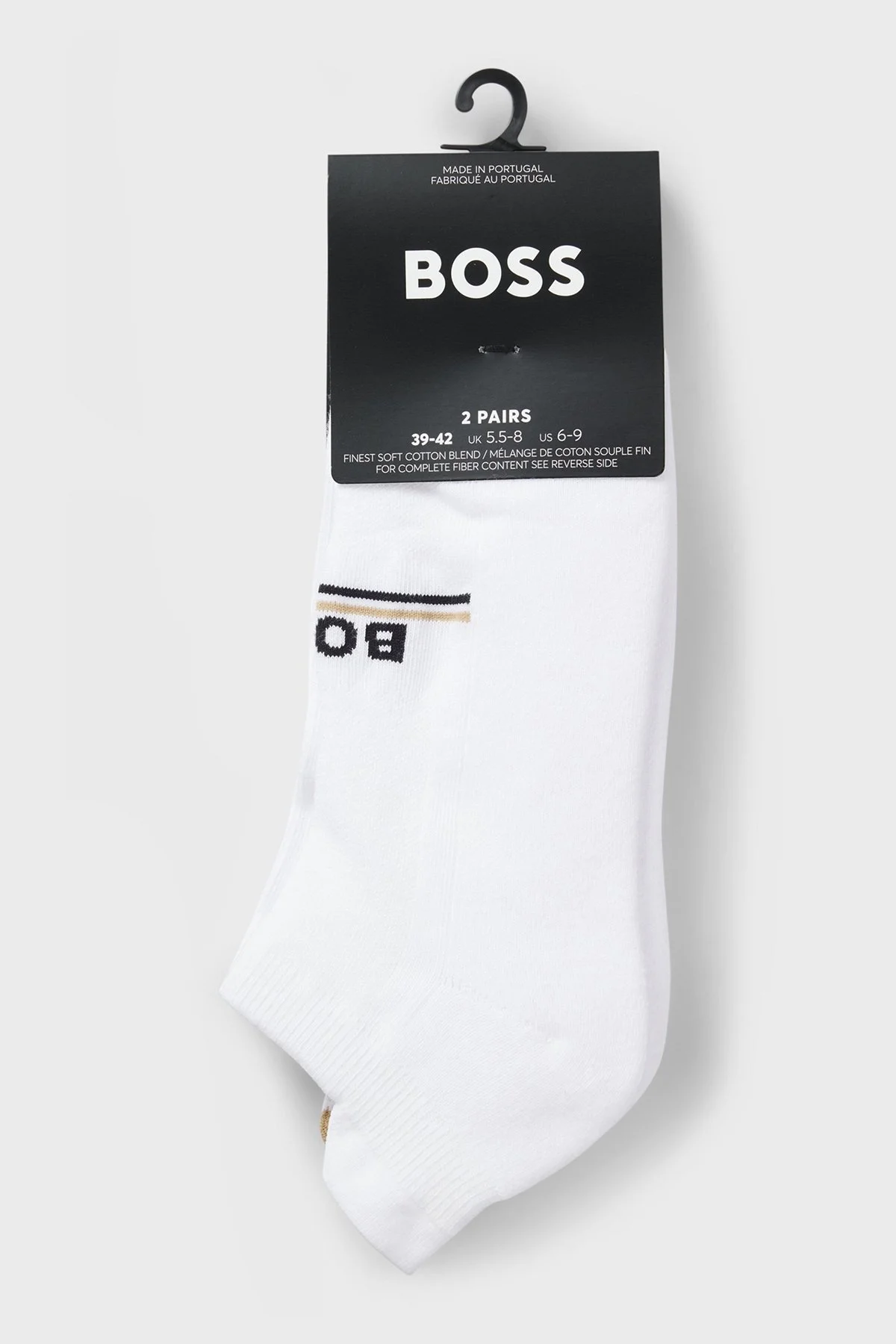 Boss Pamuklu Logolu 2 Pack Erkek Çorap 50554563 100 BEYAZ - 2