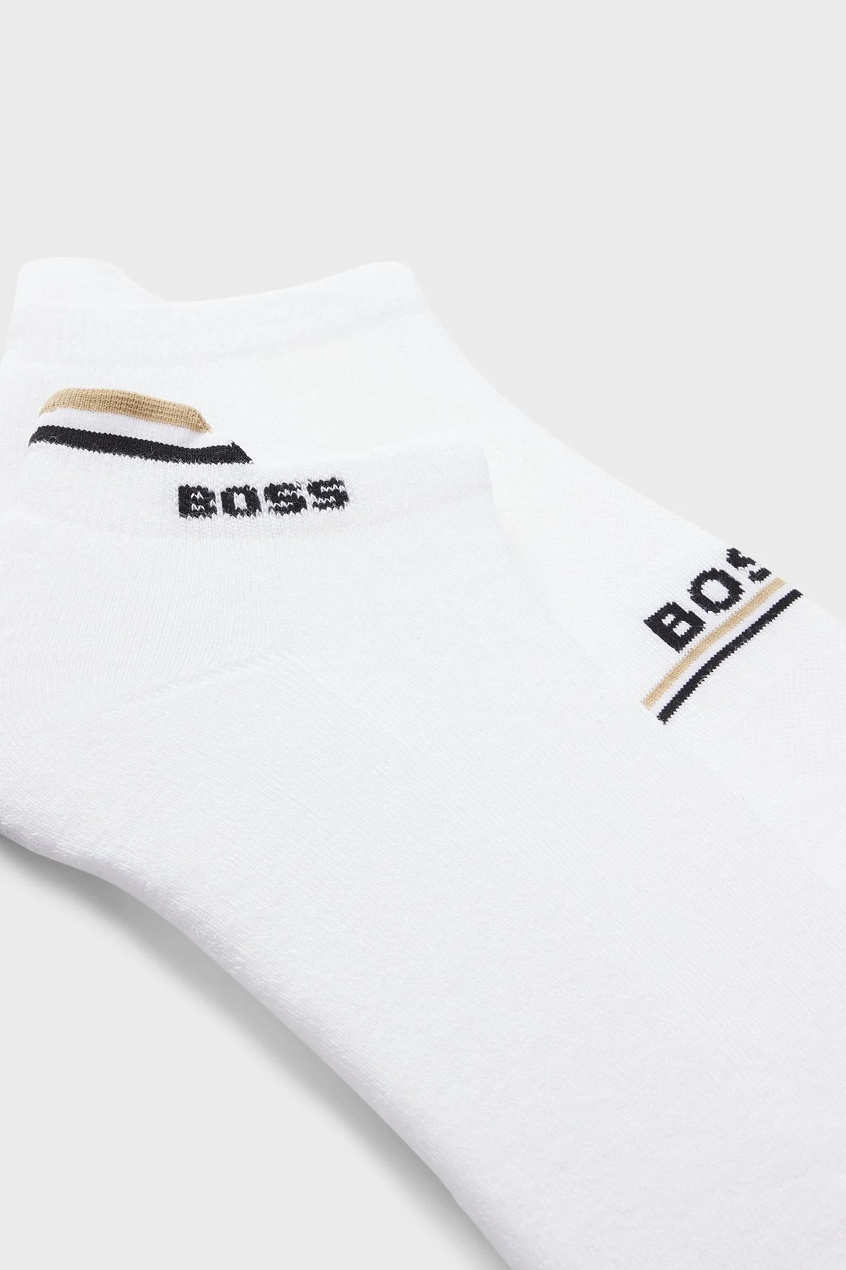 Boss Pamuklu Logolu 2 Pack Erkek Çorap 50554563 100 BEYAZ - 3
