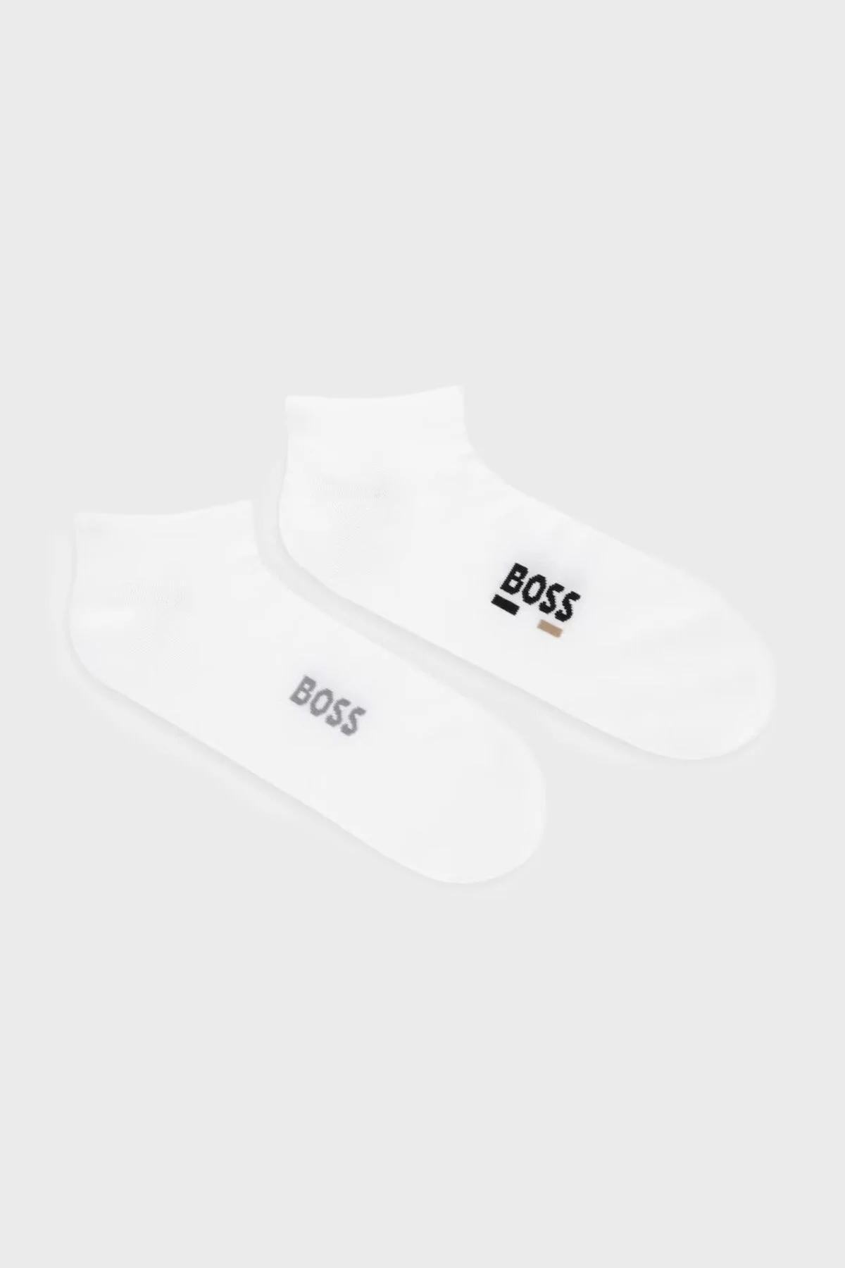 Boss Pamuklu Logolu 2 Pack Erkek Çorap 50559426 100 BEYAZ - 1