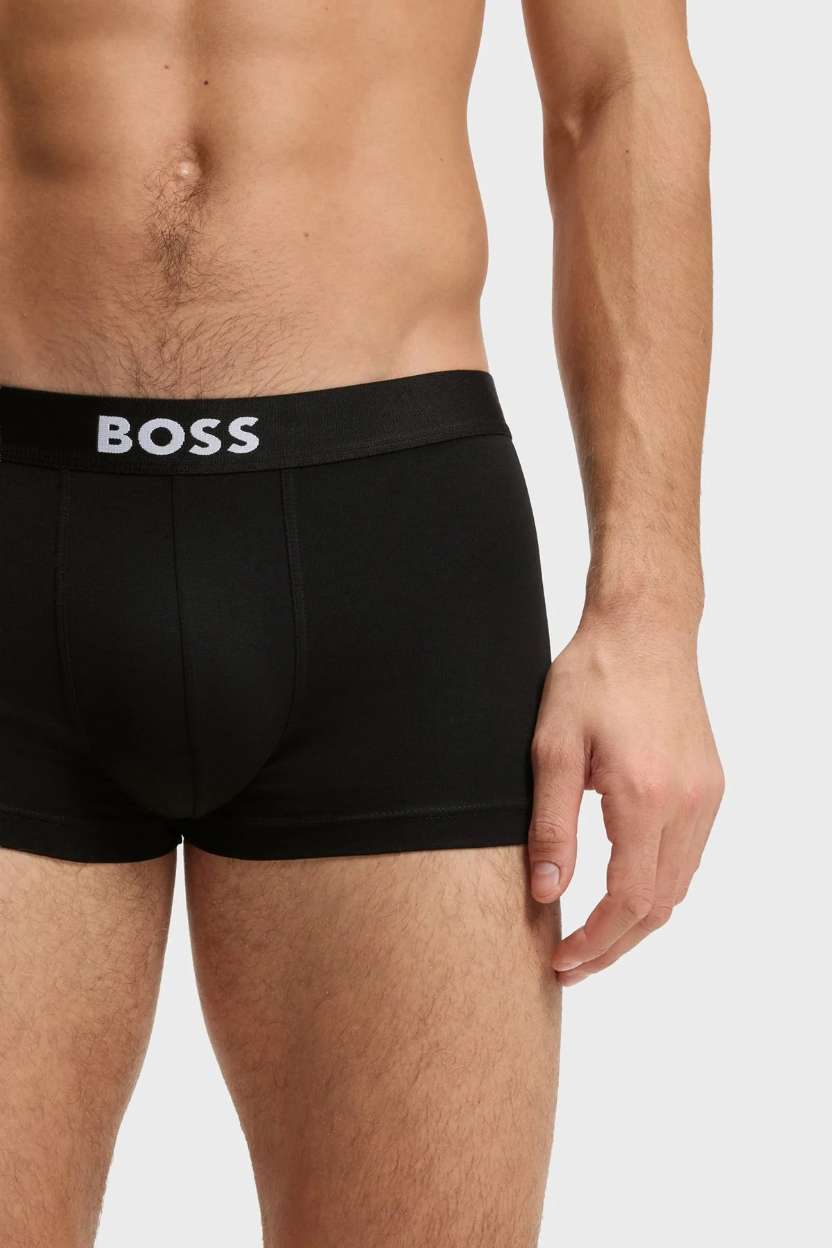 Boss Pamuklu Logolu 3 Pack Erkek Boxer 50544263 001 SİYAH - 4