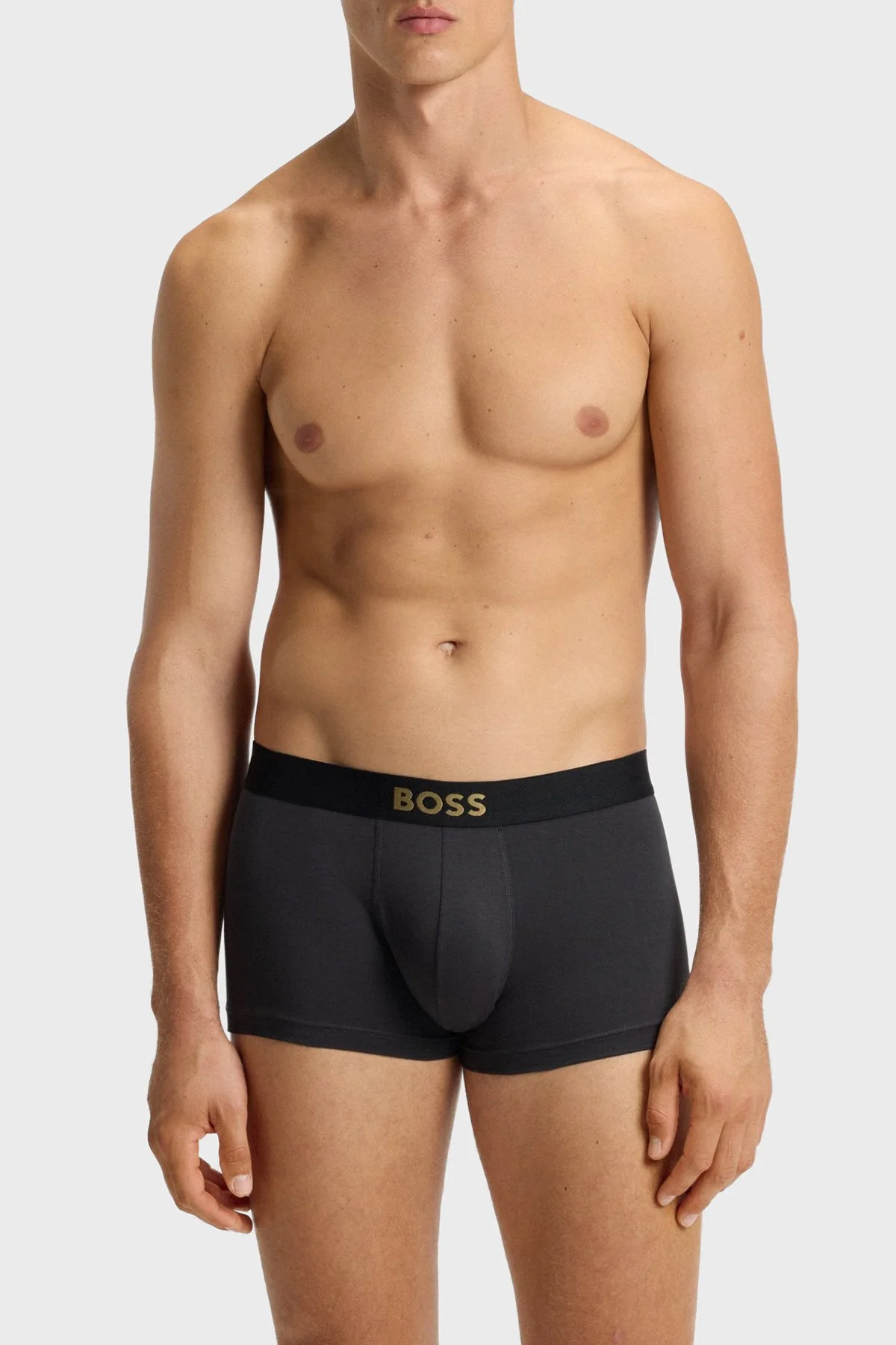 Boss Pamuklu Logolu 3 Pack Erkek Boxer 50546764 990 SİYAH - 4