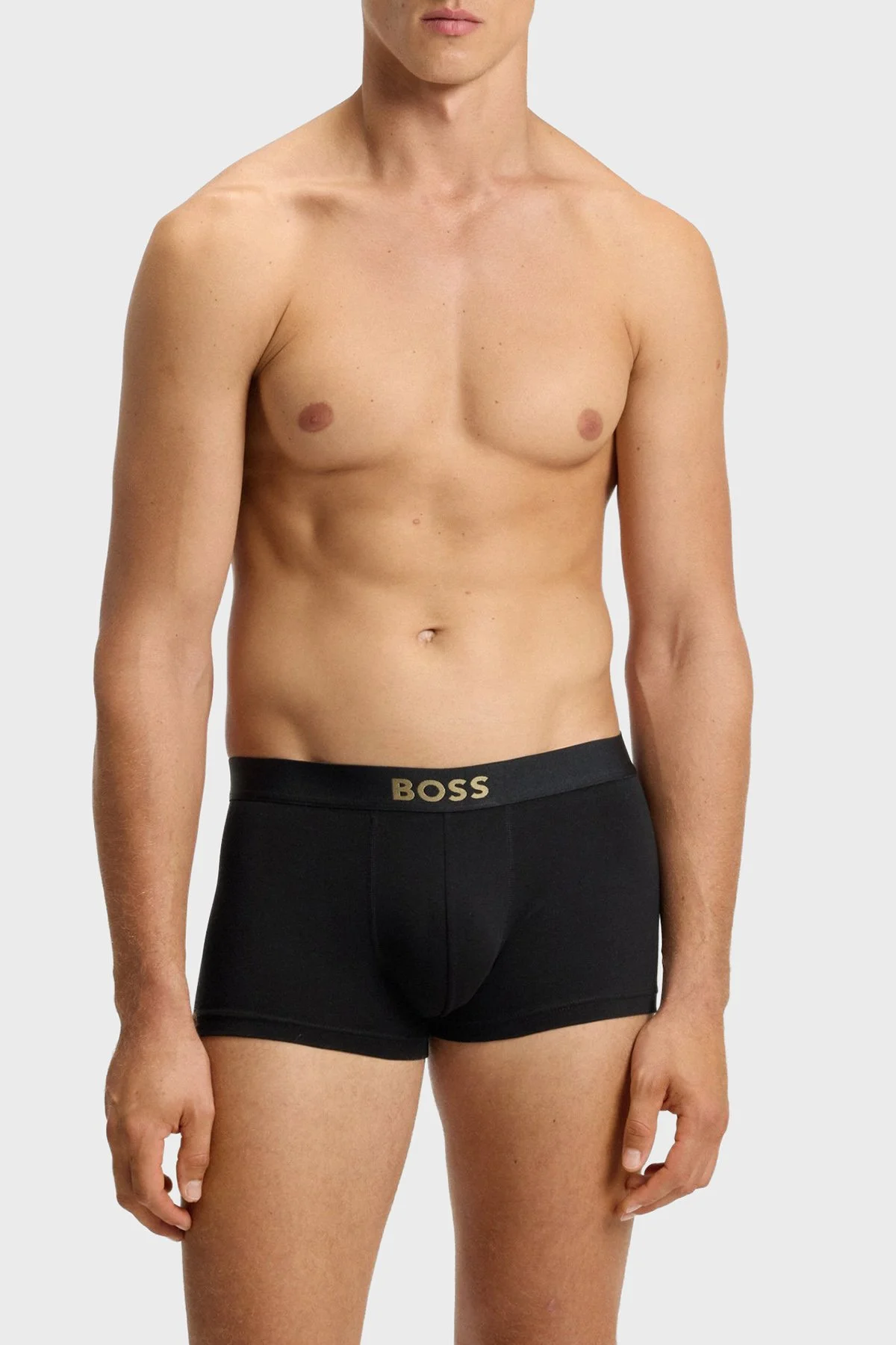 Boss Pamuklu Logolu 3 Pack Erkek Boxer 50546764 990 SİYAH - 5