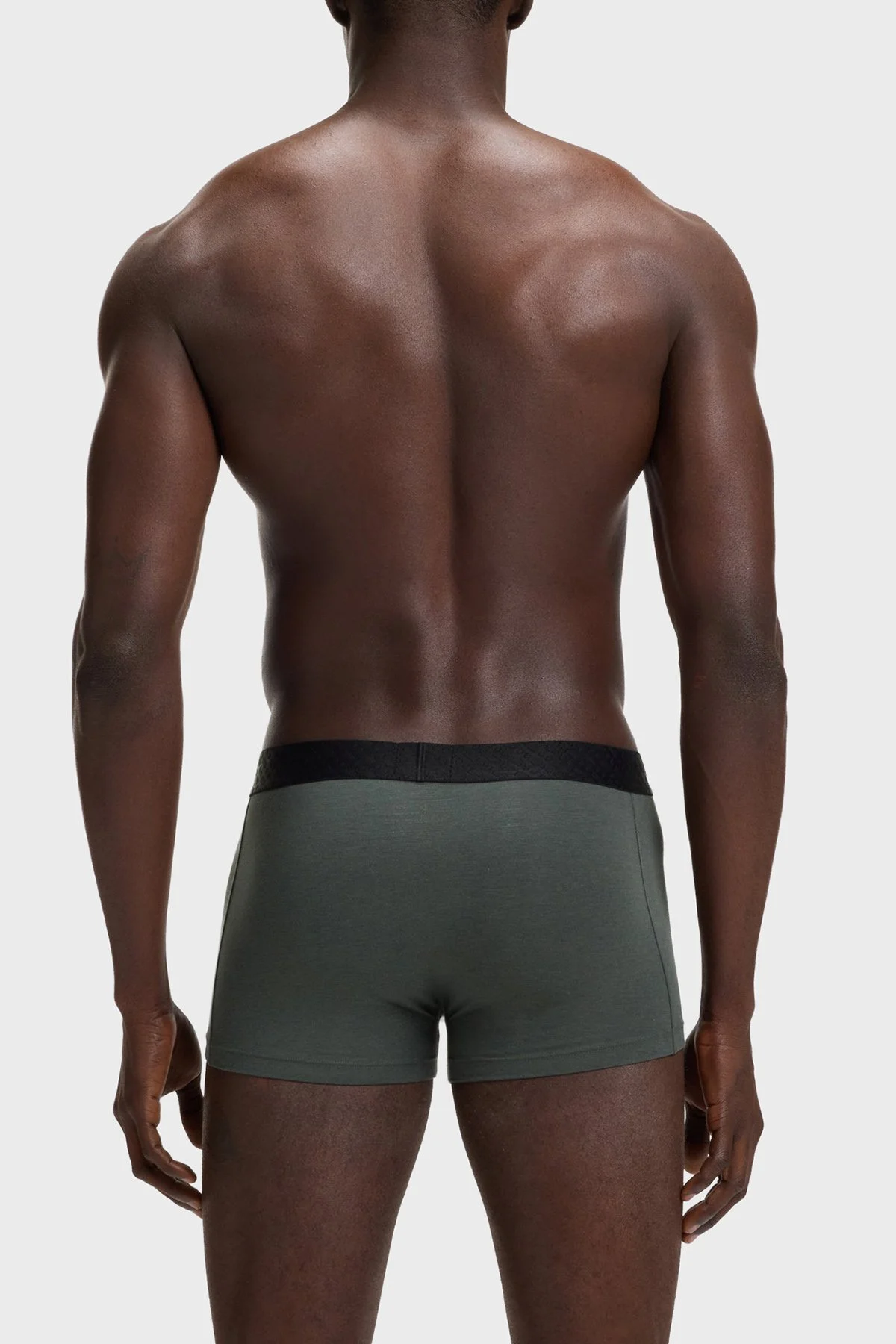 Boss Pamuklu Logolu 3 Pack Erkek Boxer 50546808 970 Siyah-Lacivert-Yeşil - 3