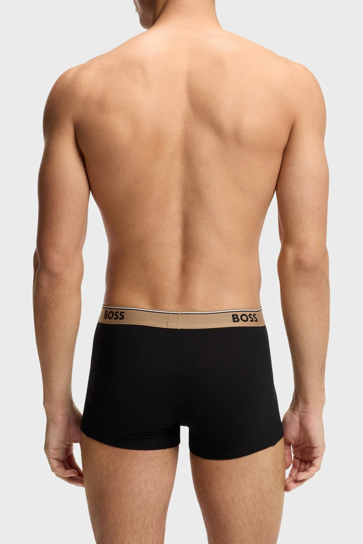 Boss Pamuklu Logolu 3 Pack Erkek Boxer 50554443 261 SİYAH - 3