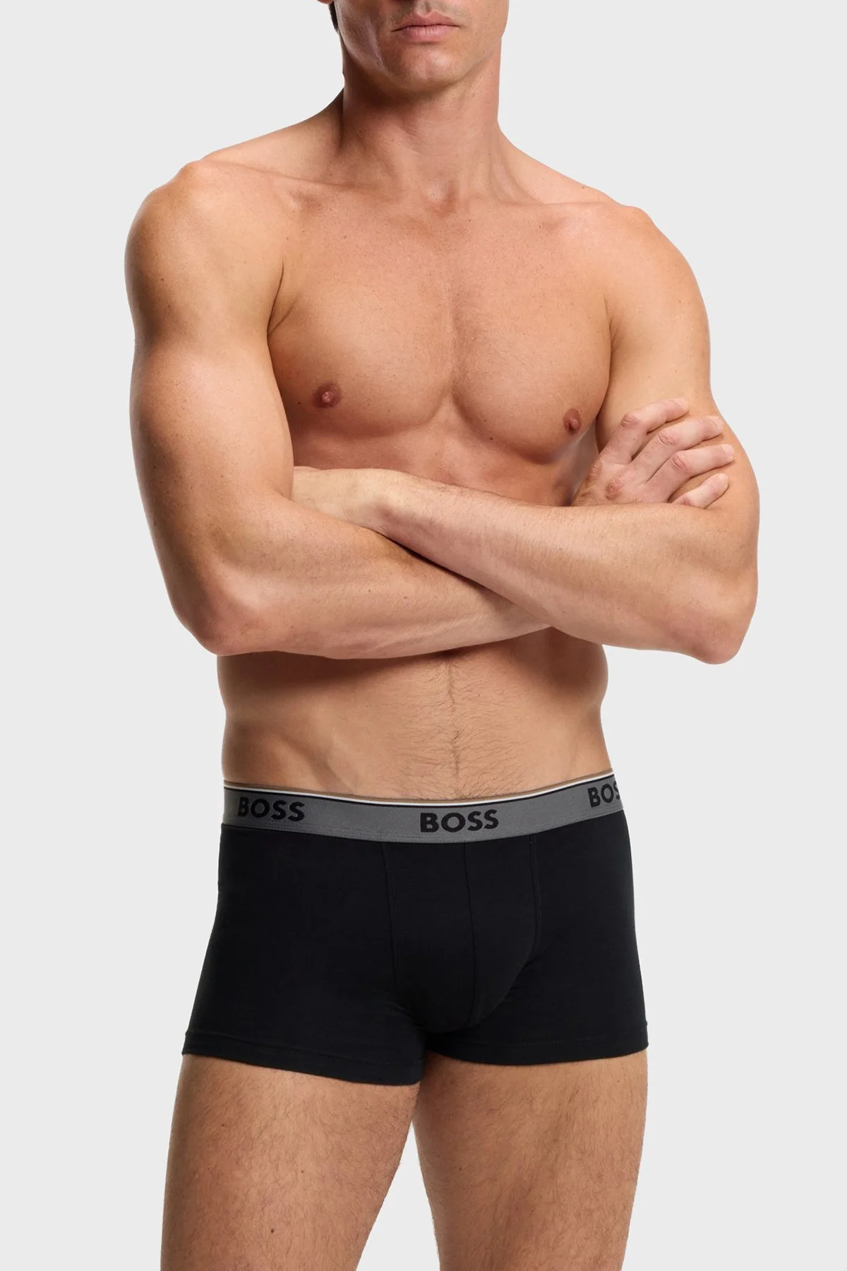 Boss Pamuklu Logolu 3 Pack Erkek Boxer 50554693 004 SİYAH - 7