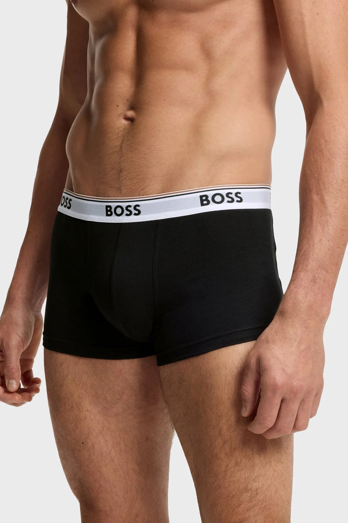 Boss Pamuklu Logolu 3 Pack Erkek Boxer 50554693 004 SİYAH - 5