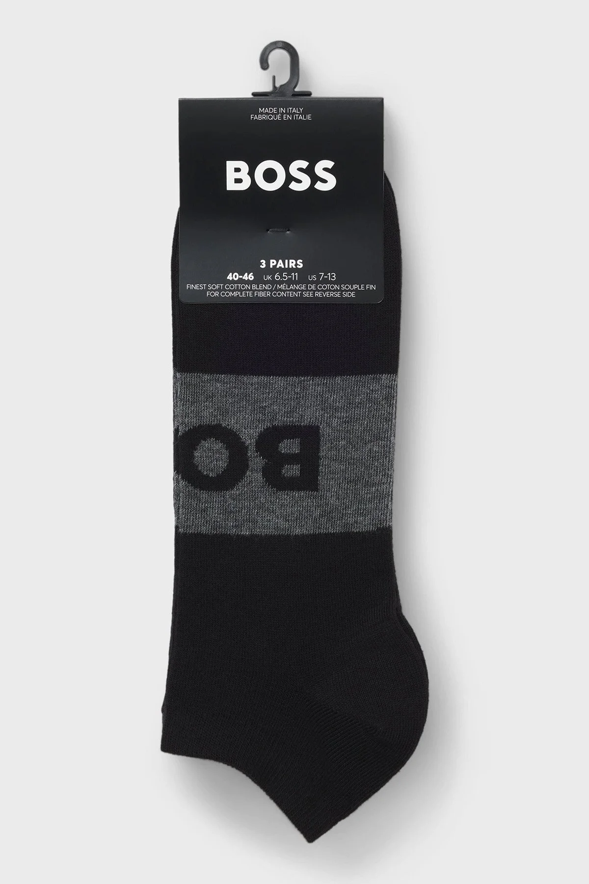 Boss Pamuklu Logolu 3 Pack Erkek Çorap 50543482 001 SİYAH - 2