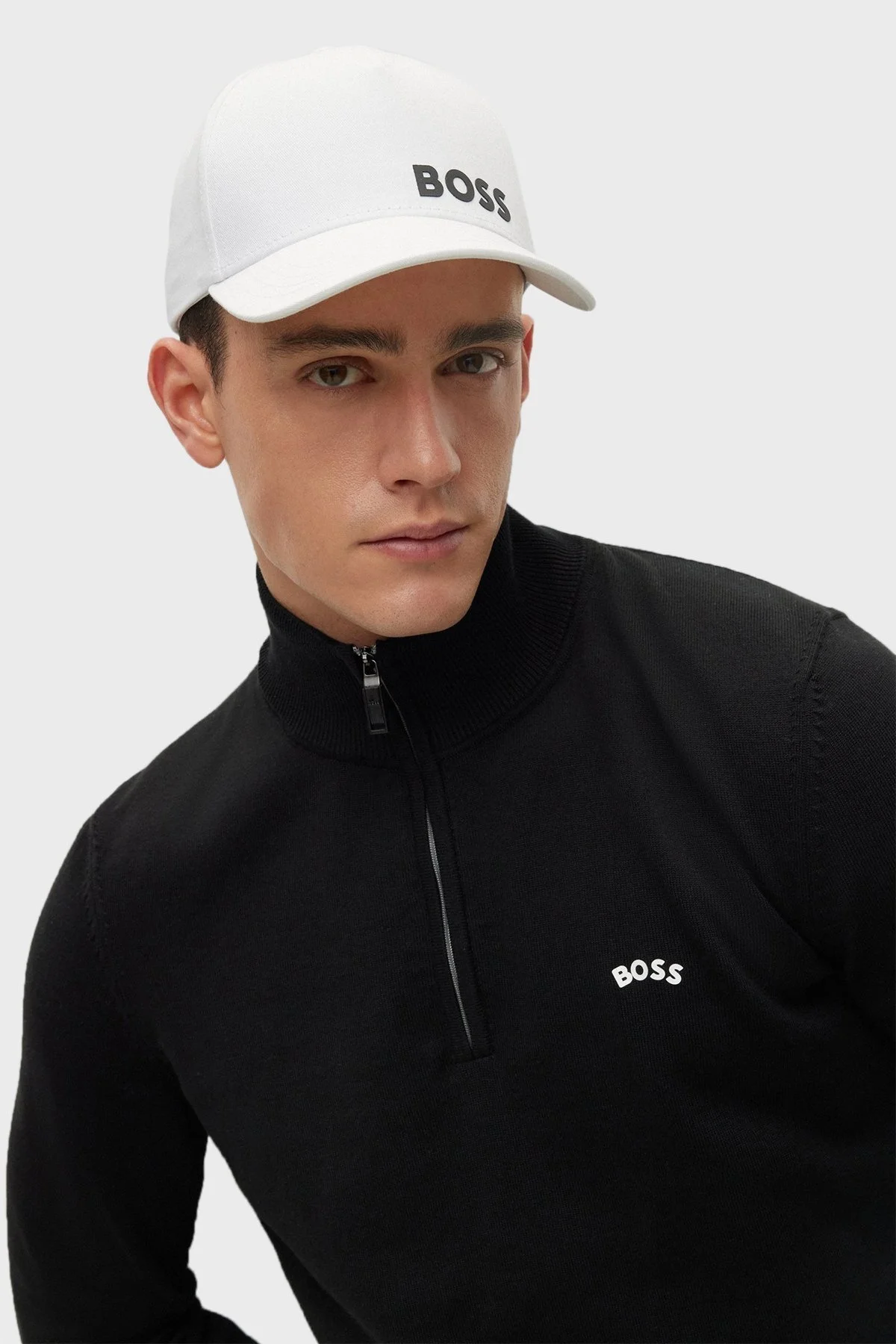 Boss Pamuklu Logolu Erkek Şapka 50482743 100 BEYAZ - 2