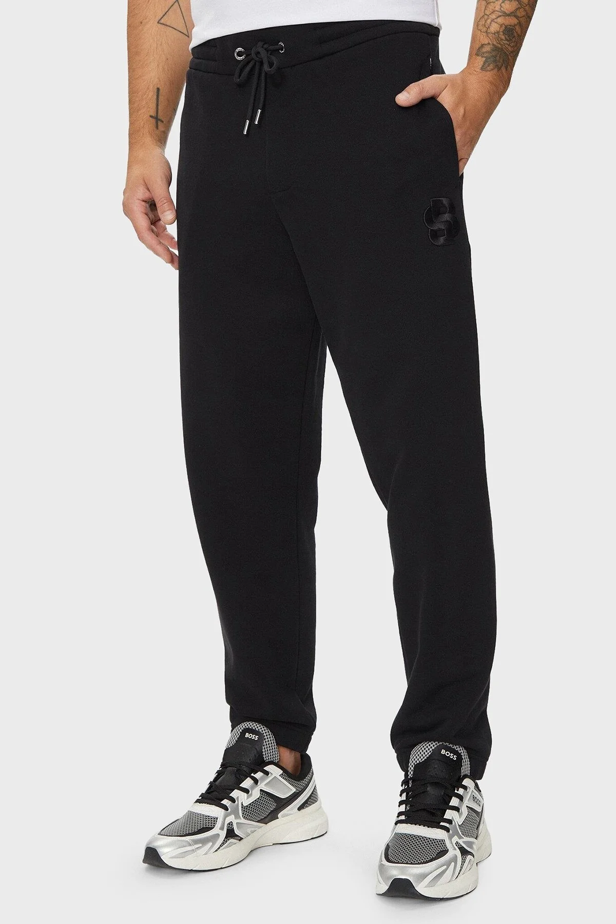 Boss Pamuklu Logolu Relaxed Fit Jogger Erkek Pantolon 50518728 001 SİYAH - 1