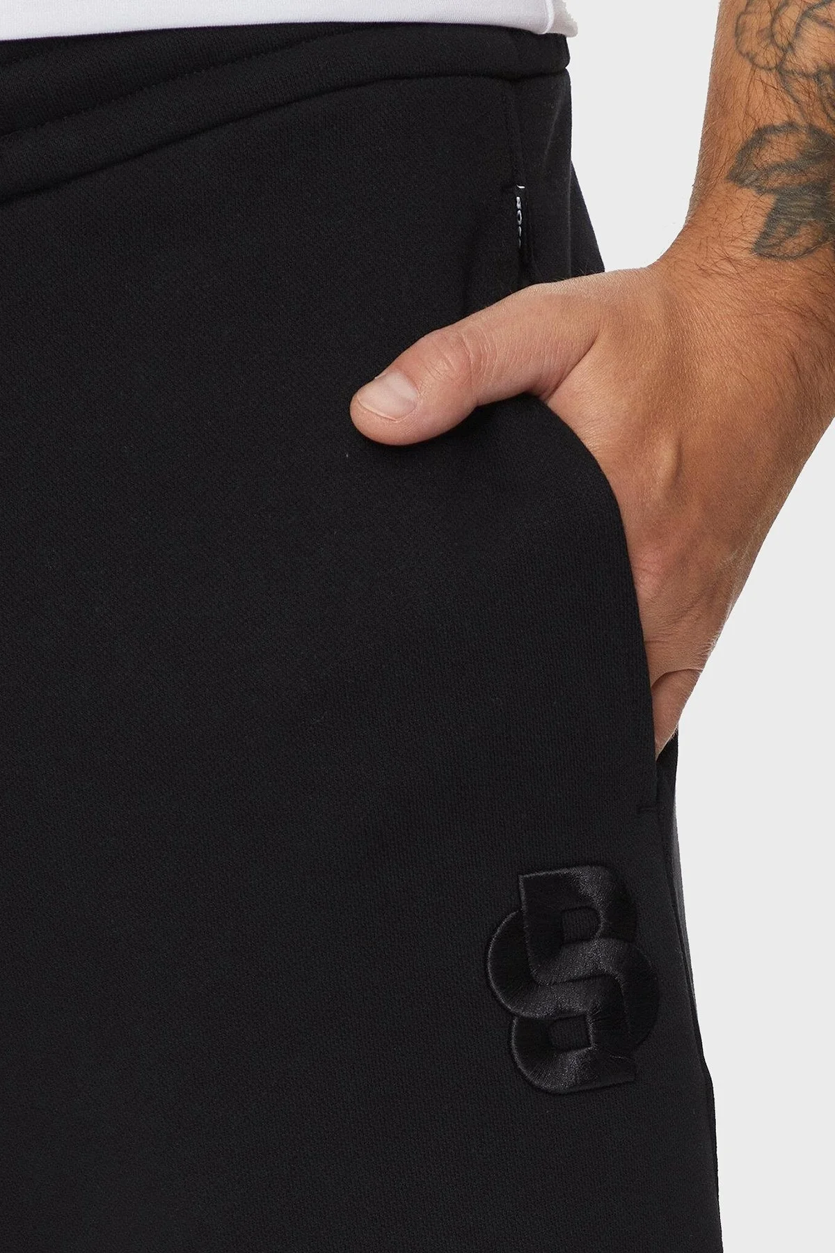 Boss Pamuklu Logolu Relaxed Fit Jogger Erkek Pantolon 50518728 001 SİYAH - 3