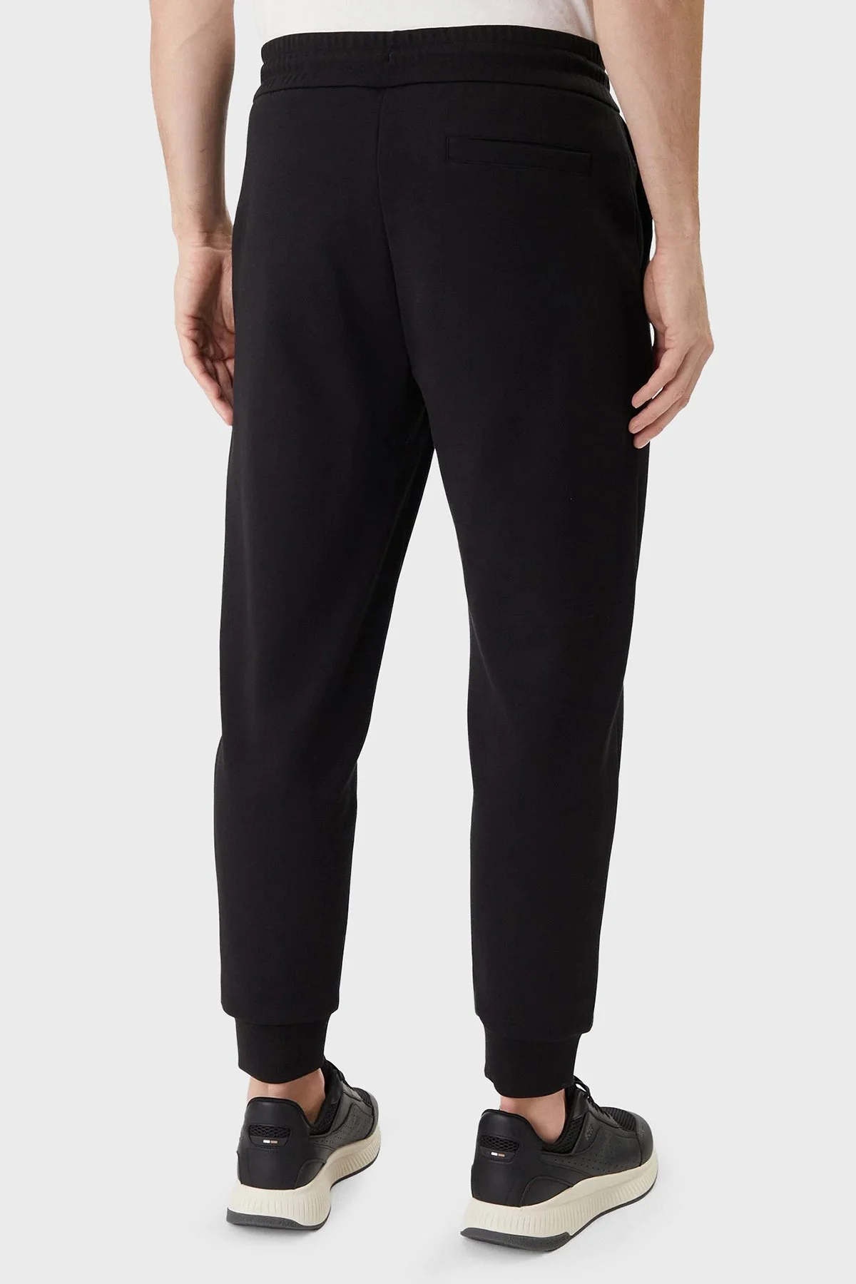 Boss Pamuklu Logolu Regular Fit Lastikli Paça Erkek Pantolon 50555853 001 SİYAH - 3