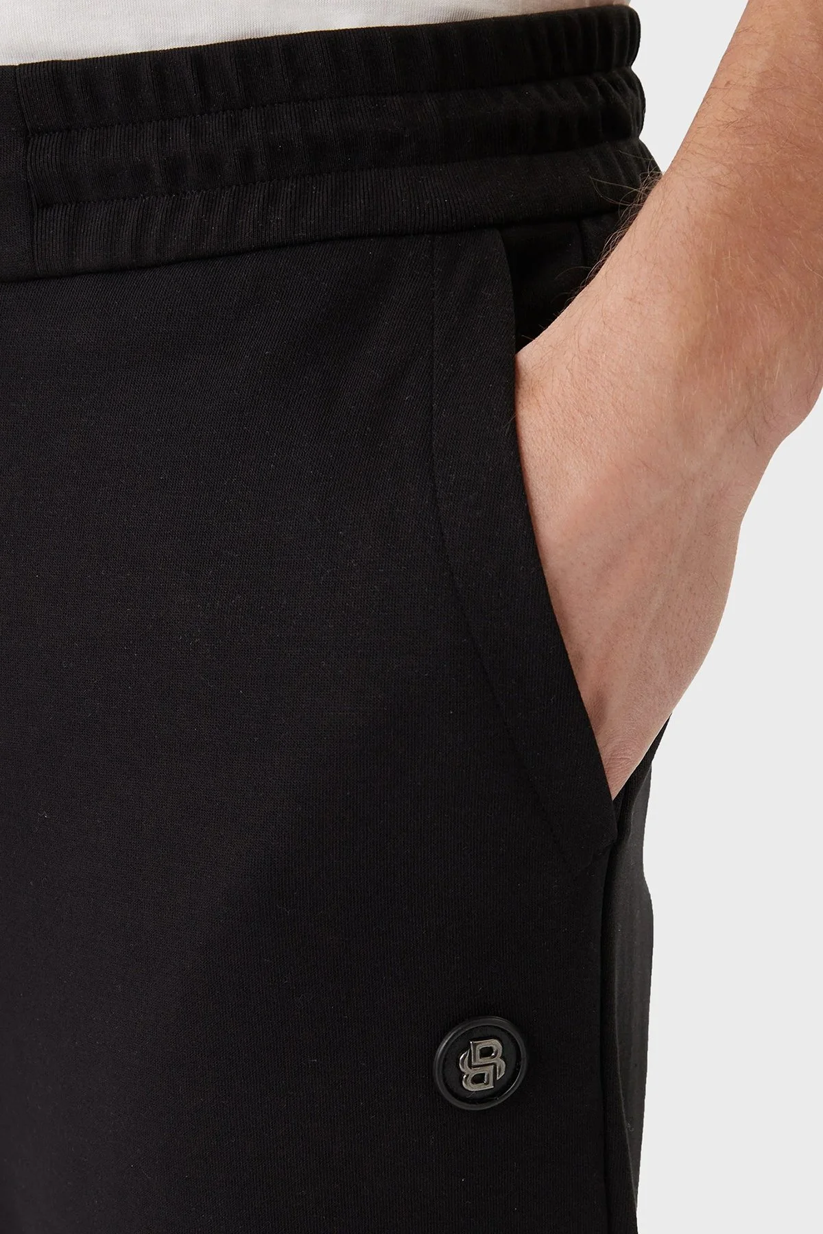 Boss Pamuklu Logolu Regular Fit Lastikli Paça Erkek Pantolon 50555853 001 SİYAH - 4