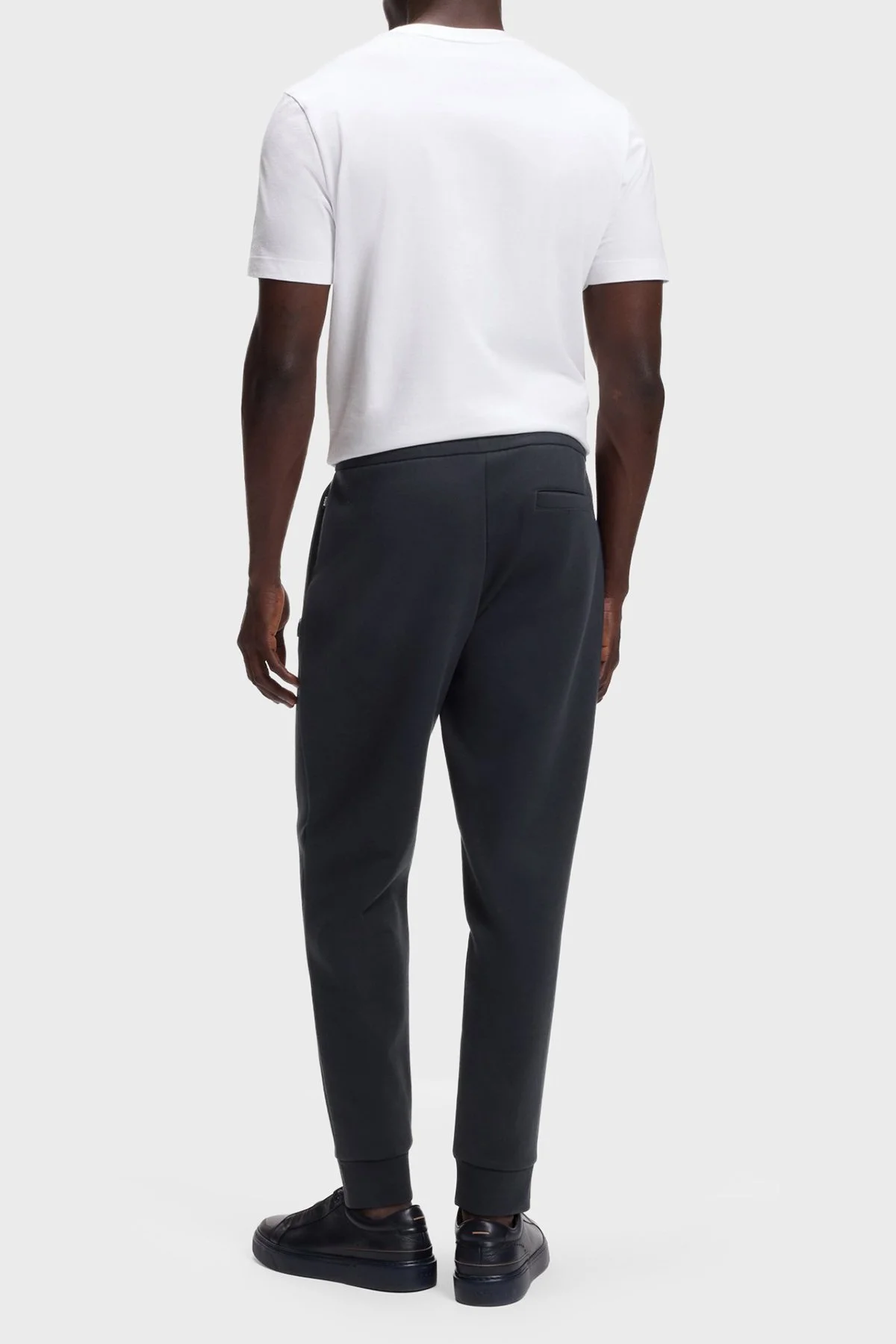 Boss Pamuklu Logolu Regular Fit Lastikli Paça Erkek Pantolon 5DK150555853404. Lacivert - 3
