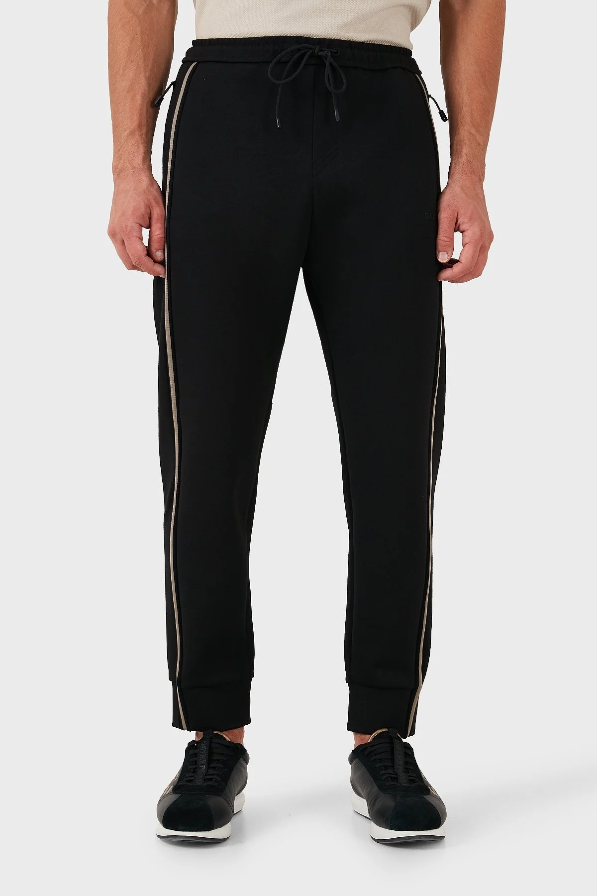 Boss Pamuklu Logolu Regular Fit Normal Bel Erkek Pantolon 50523895 001 SİYAH - 1