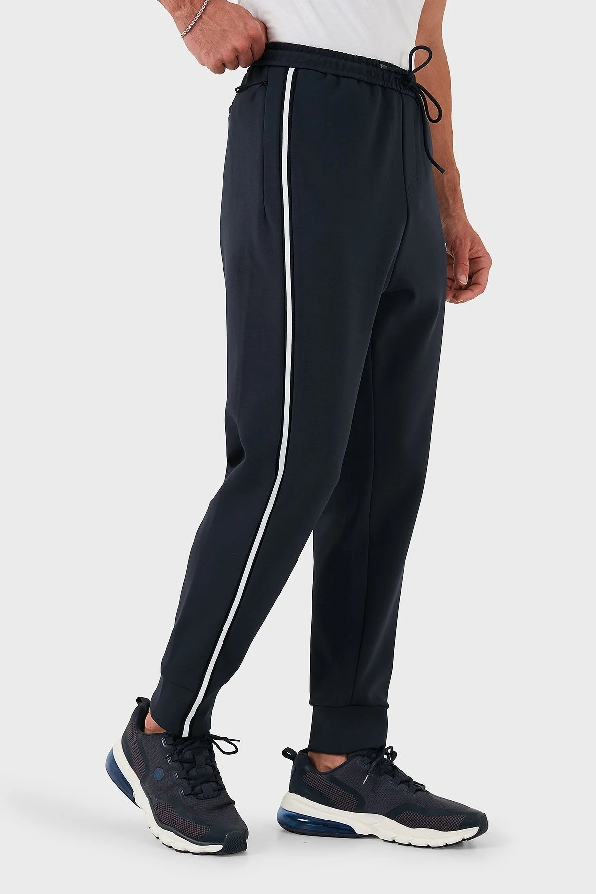 Boss Pamuklu Logolu Regular Fit Normal Bel Erkek Pantolon 50523895 402 LACİVERT - 2