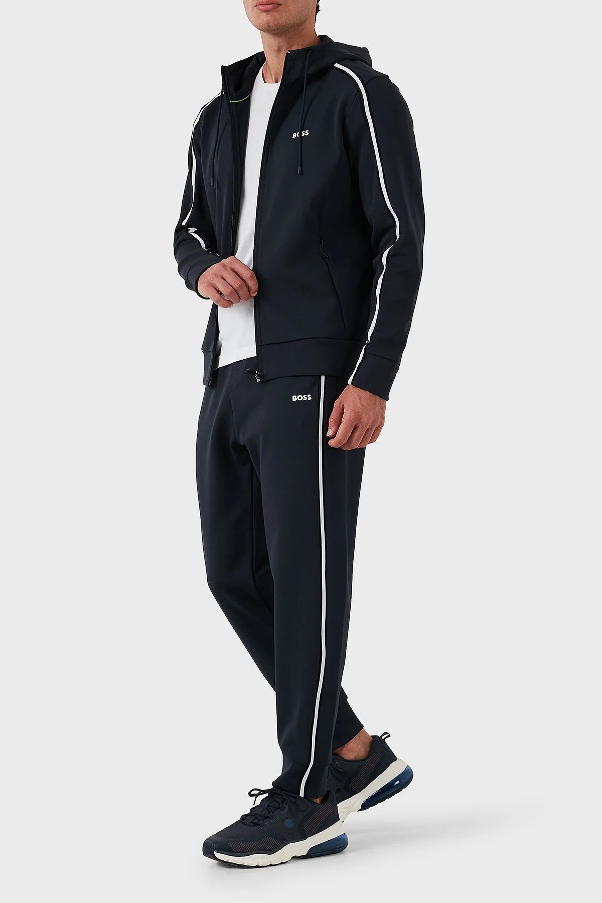 Boss Pamuklu Logolu Regular Fit Normal Bel Erkek Pantolon 50523895 402 LACİVERT - 3