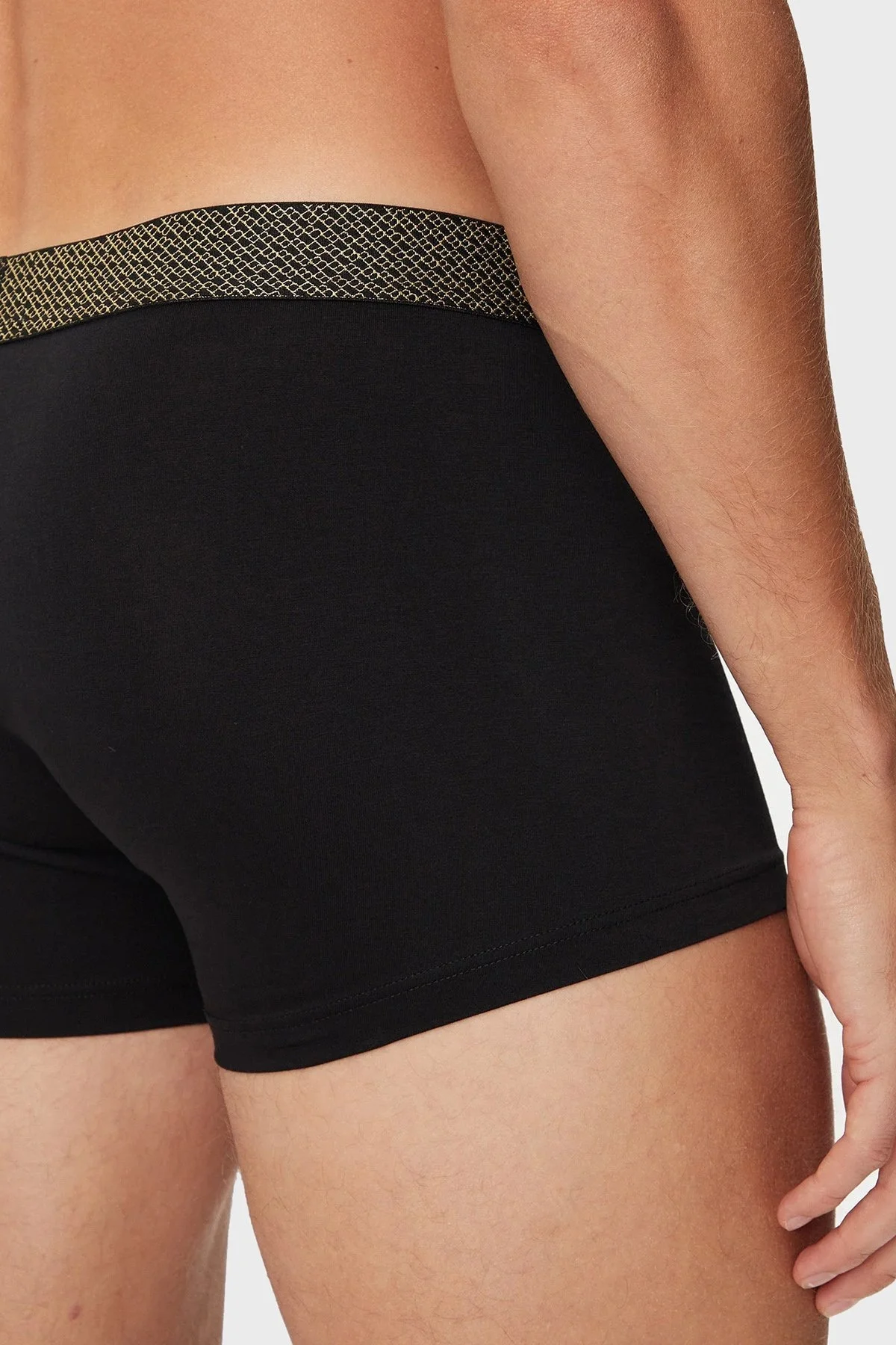 Boss Logolu Streç Pamuklu 2 Pack Erkek Boxer 50524213 001 SİYAH - 12