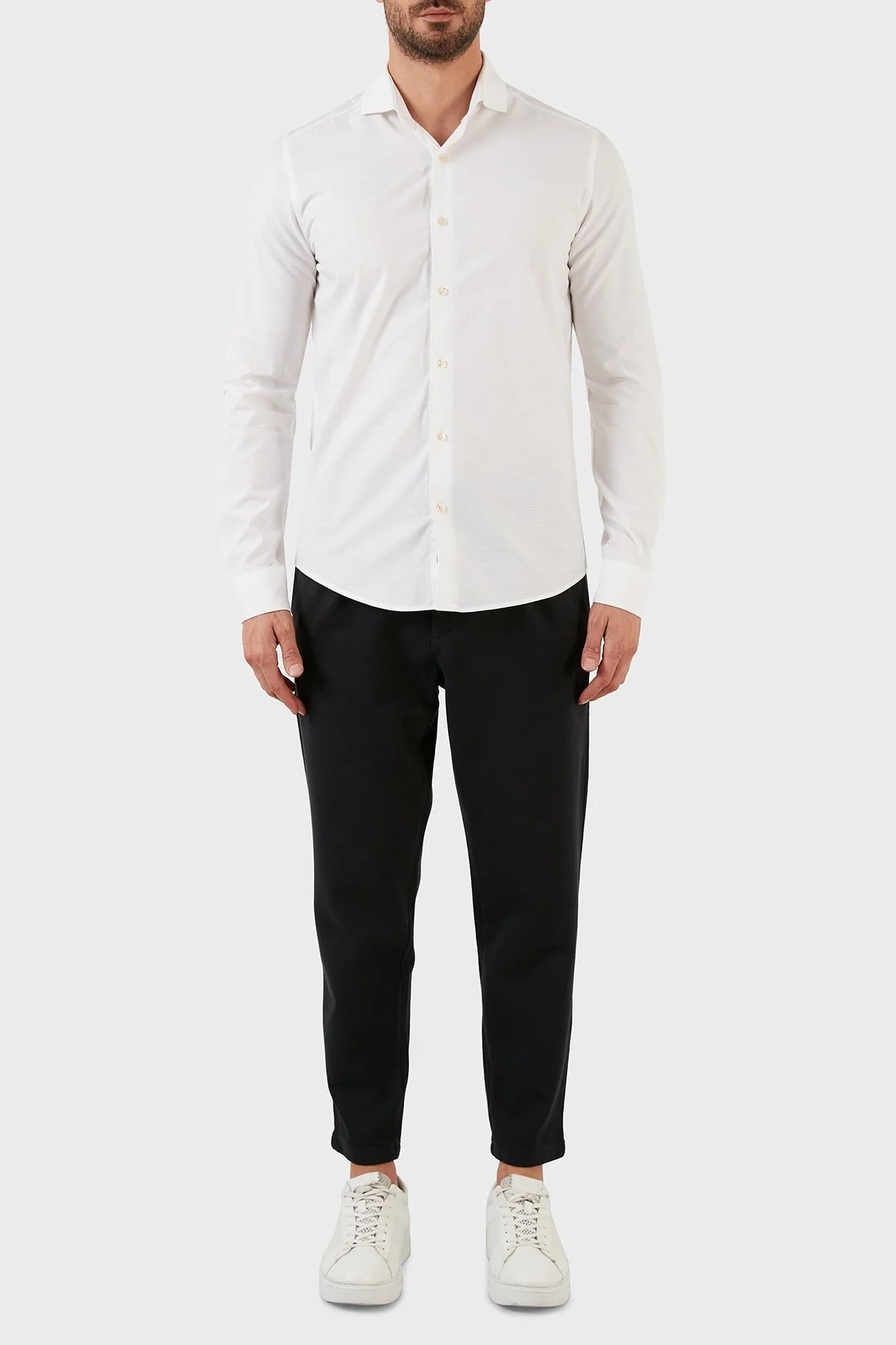 Boss Pamuklu Normal Bel Düz Kesim Chino Erkek Pantolon 50474272 001 SİYAH - 1