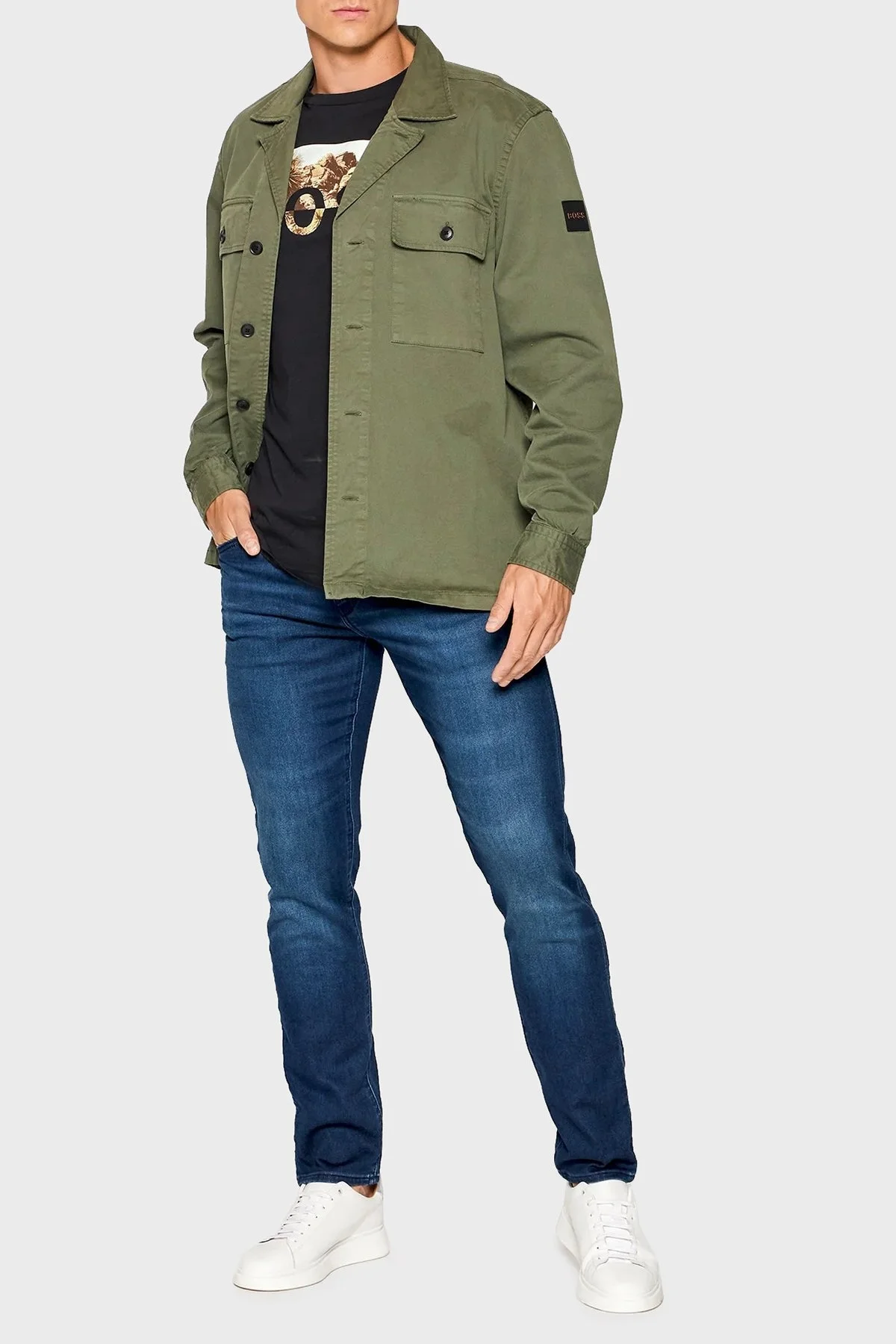 Boss Pamuklu Normal Bel Extra Slim Fit Jeans Erkek Kot Pantolon 50473437 414 LACİVERT - 2